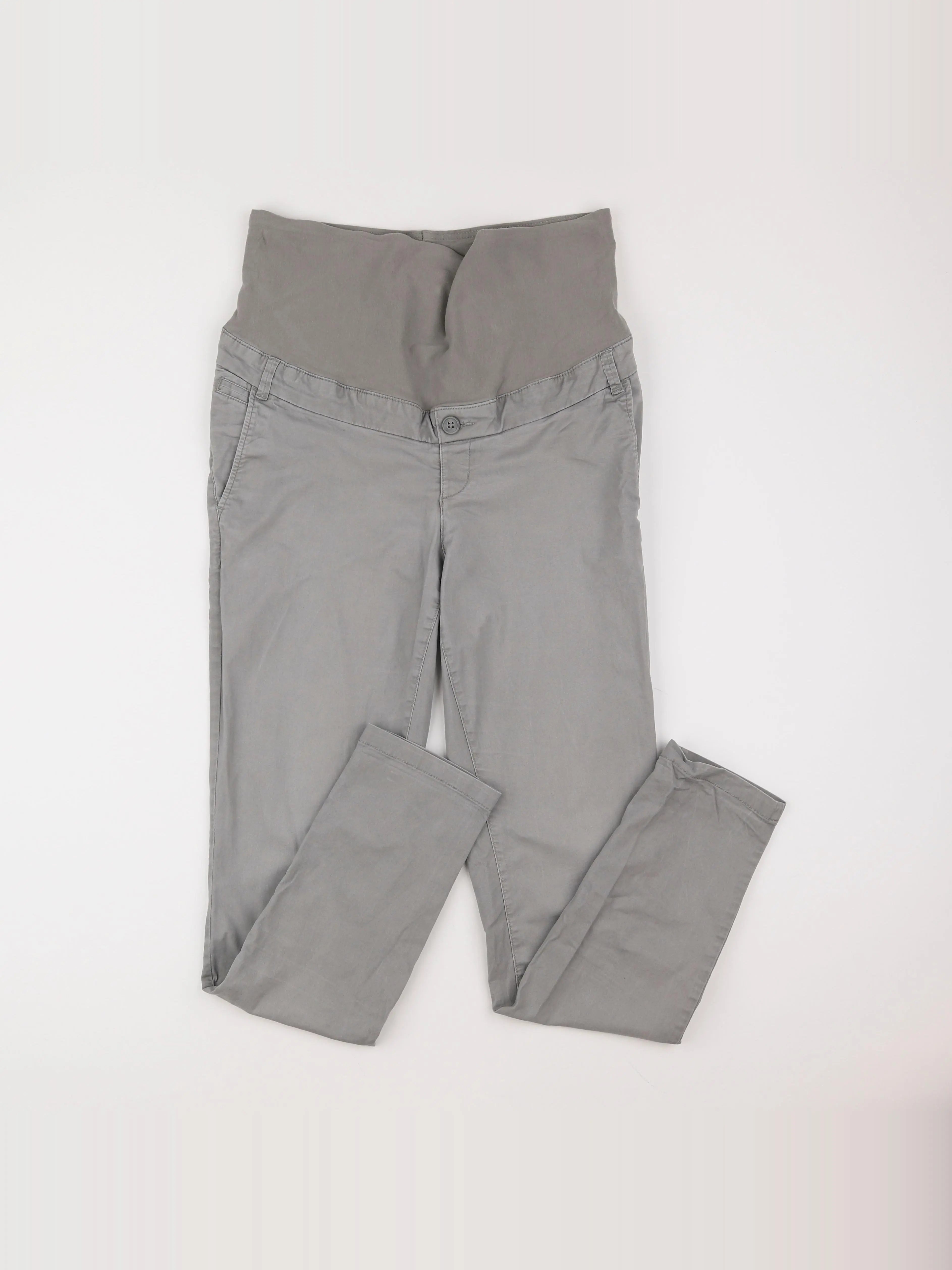 H&M - pantalon grossesse gris - 40