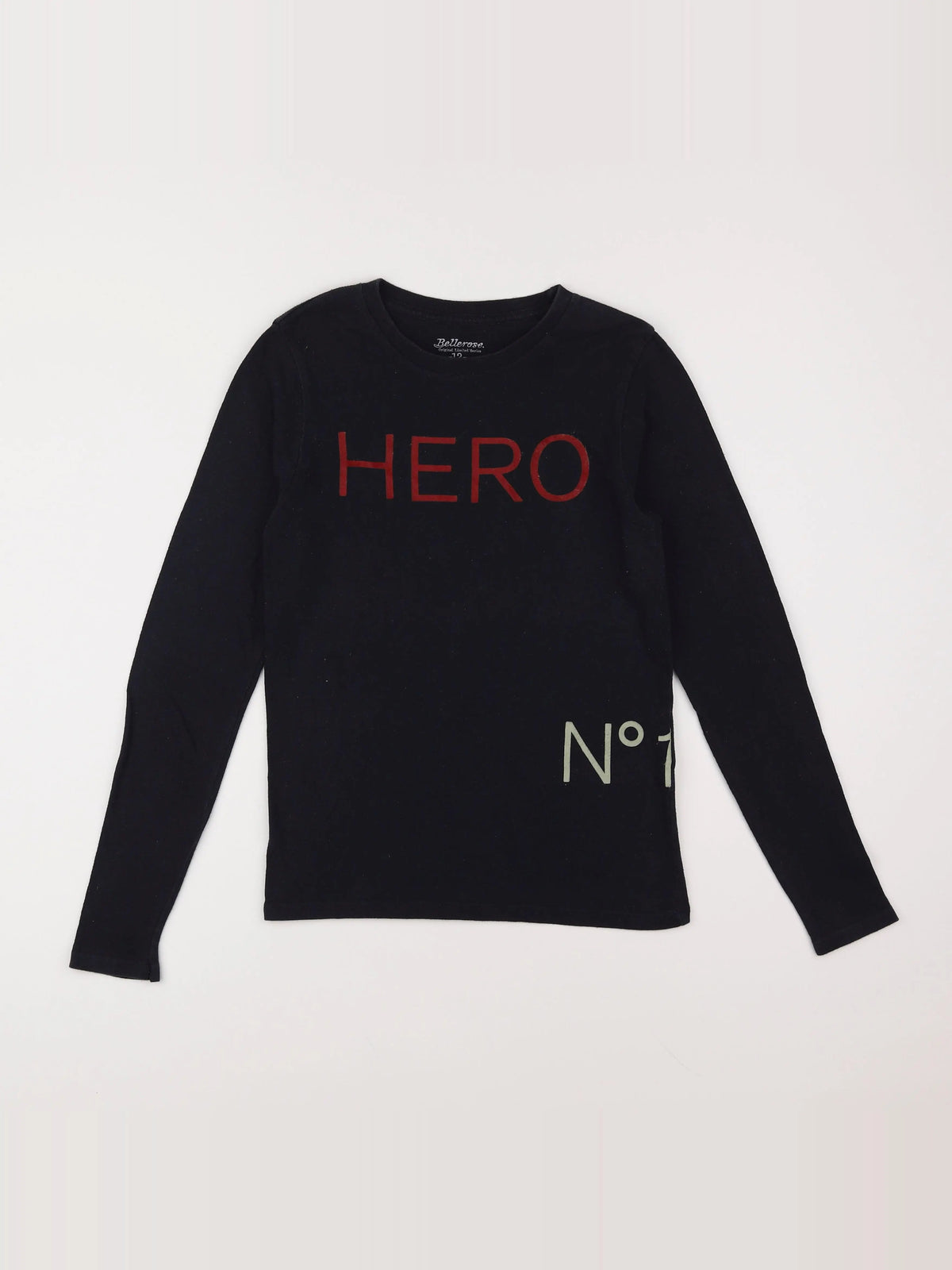 Bellerose - tee-shirt noir - 12 ans