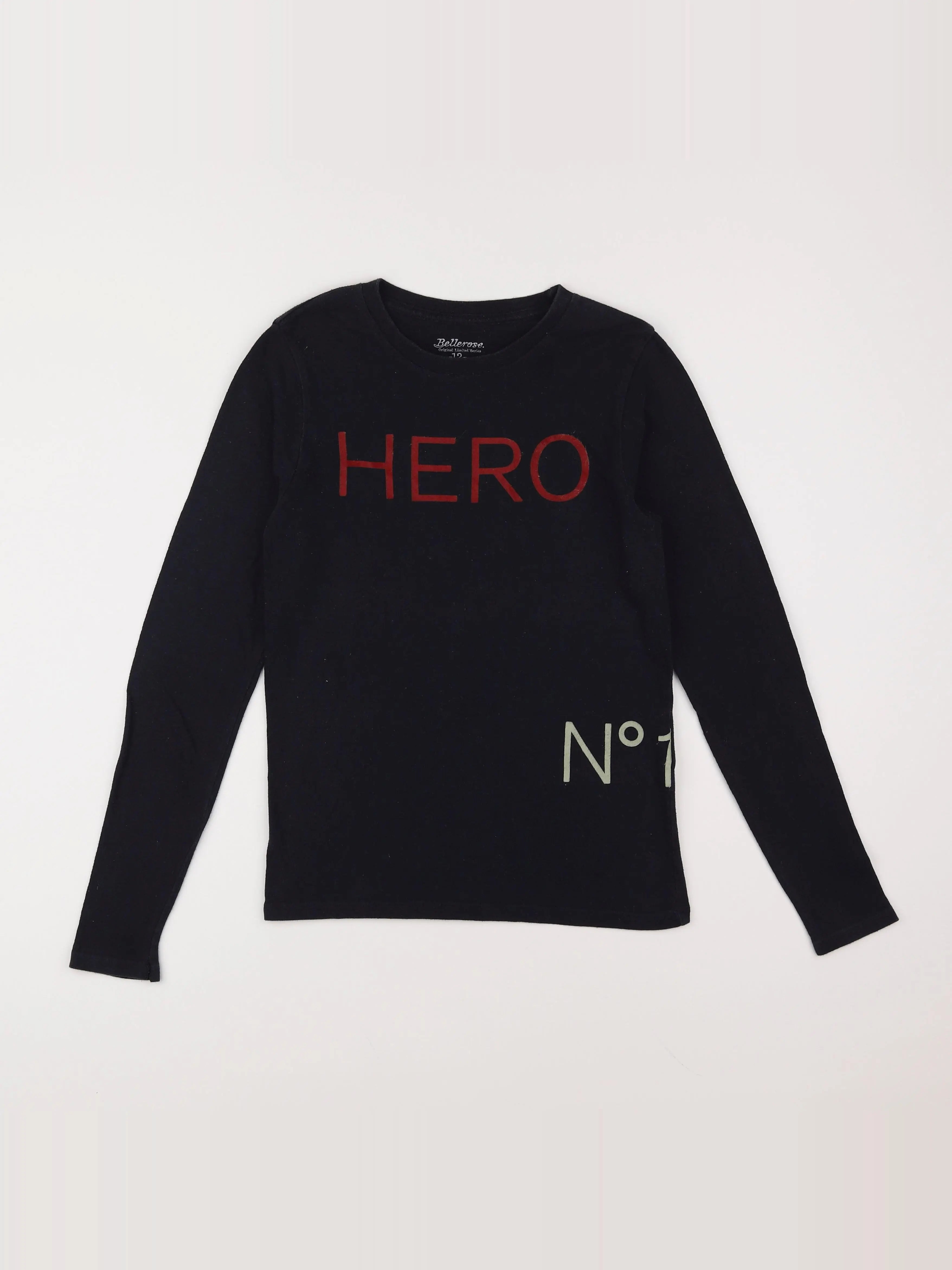 Bellerose - tee-shirt noir - 12 ans