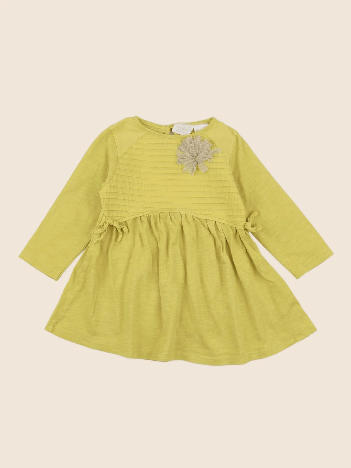 Zara - robe jaune - 9/12 mois
