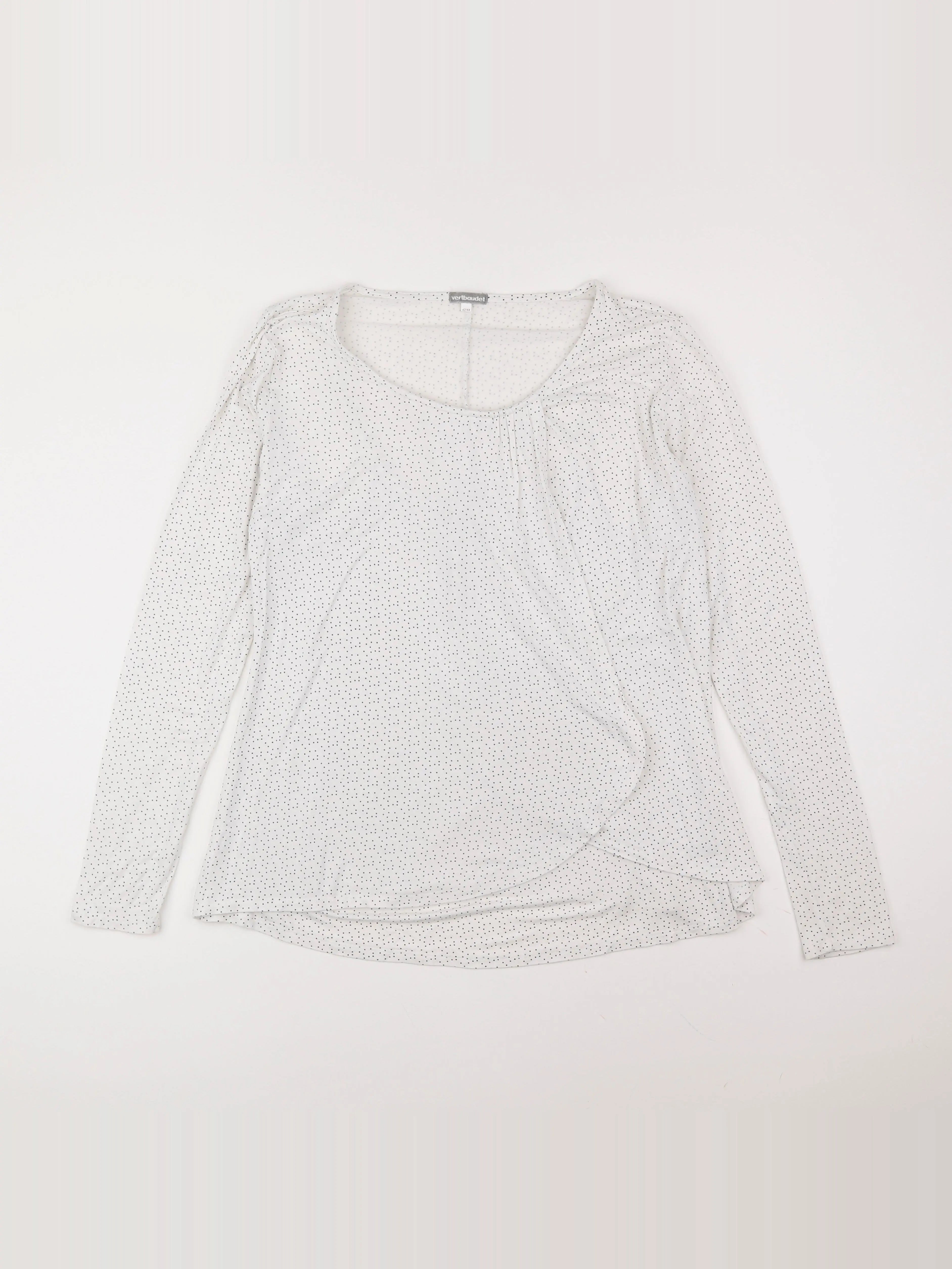Vertbaudet - tee-shirt grossesse blanc - 42 à 44