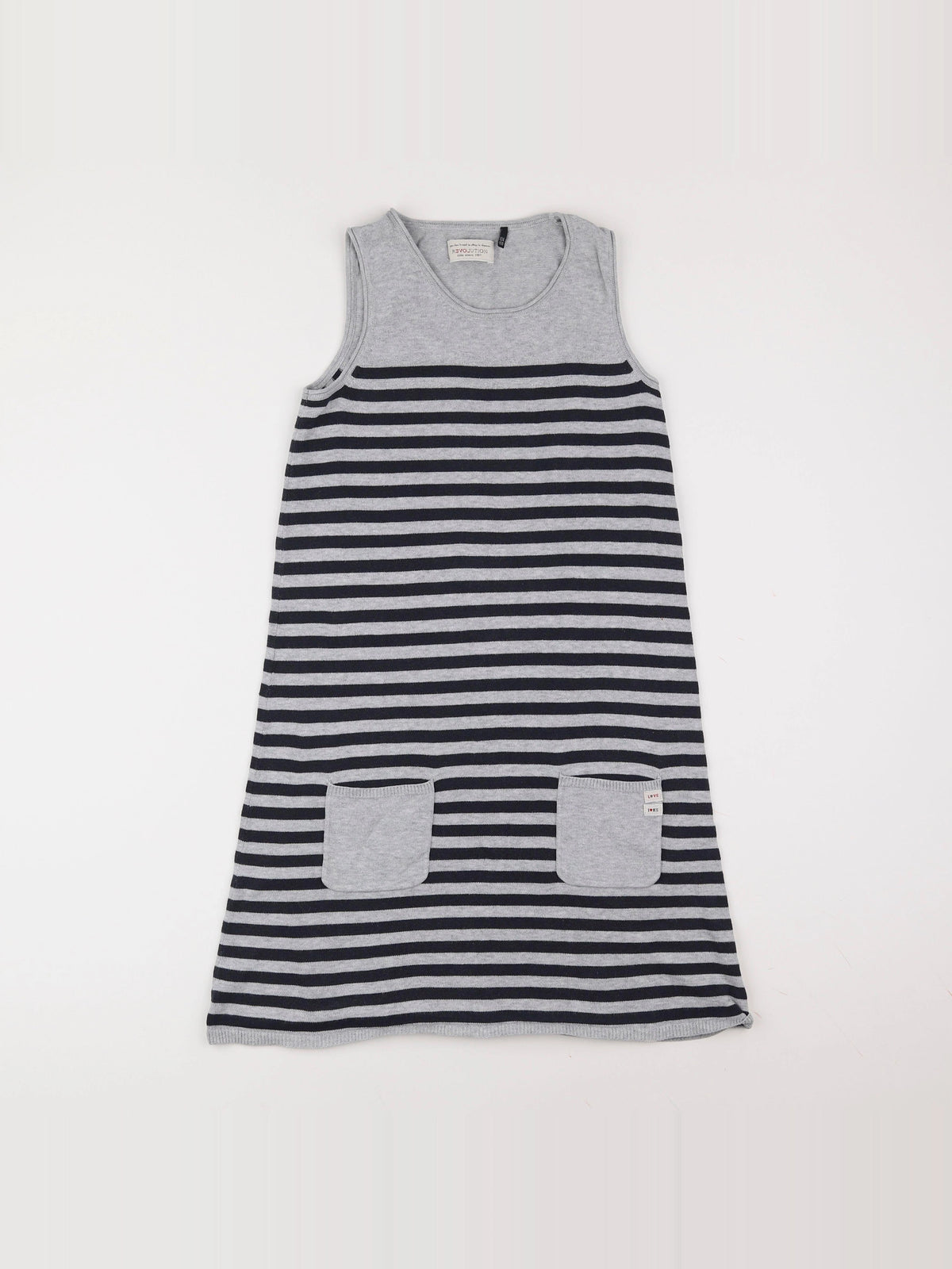 IKKS - robe gris, noir - 12 ans