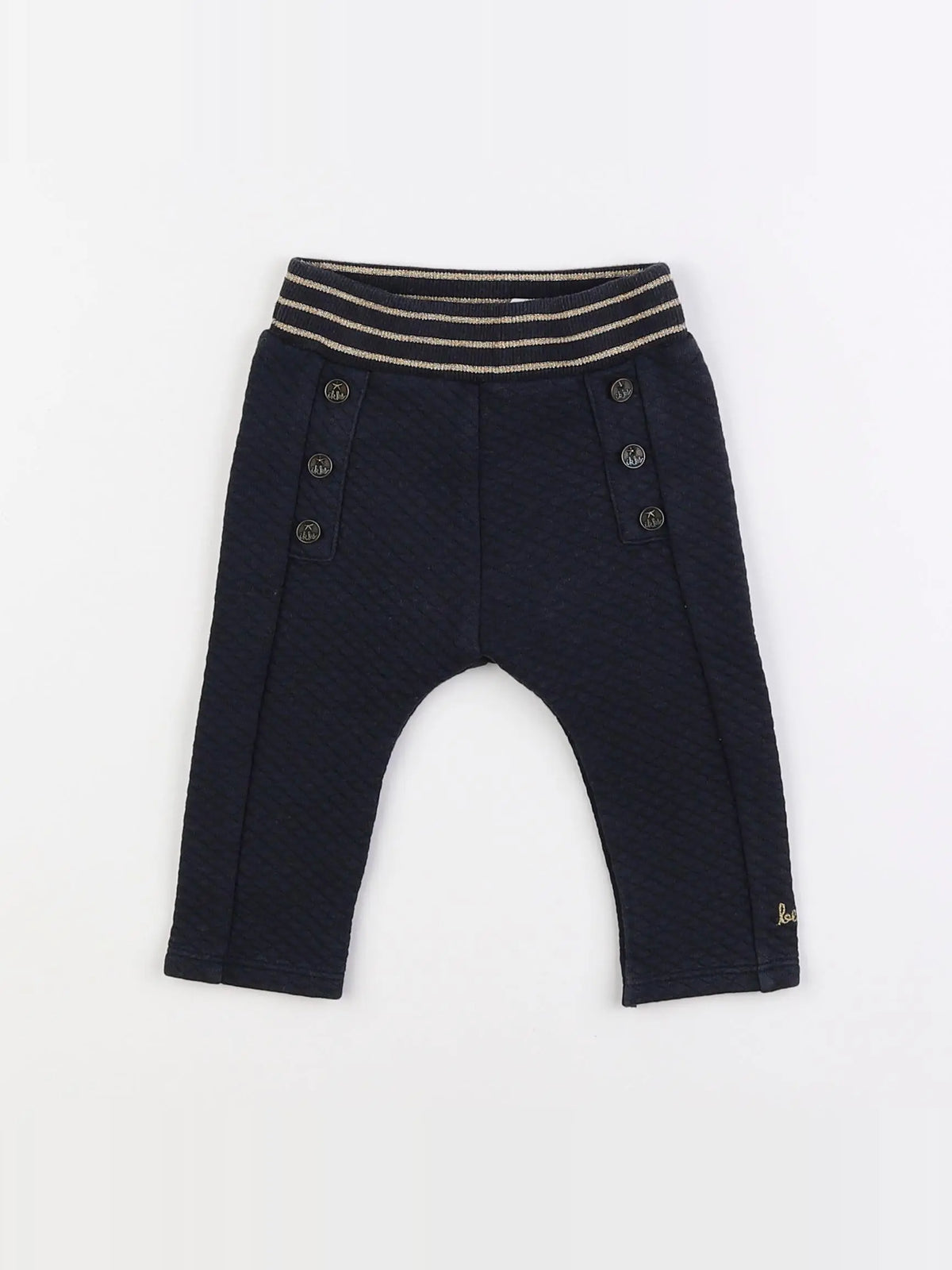 IKKS - pantalon bleu - 6 mois