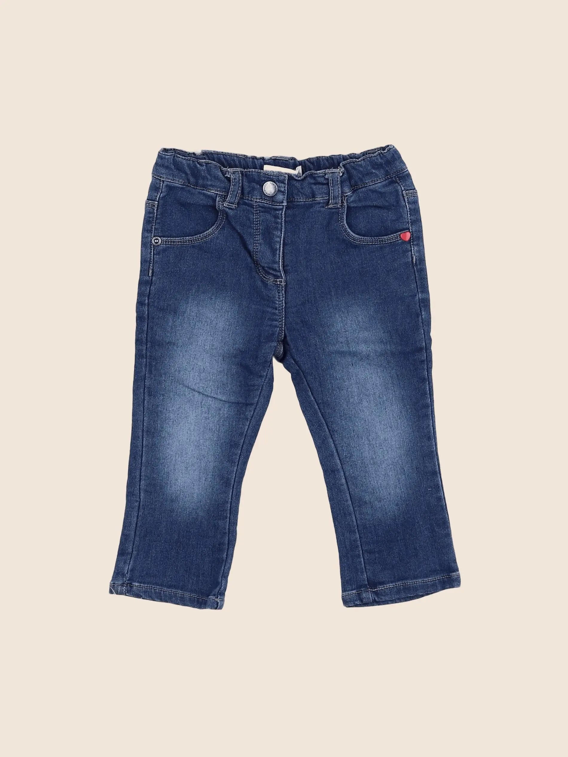 Vertbaudet - jean bleu - 12 mois