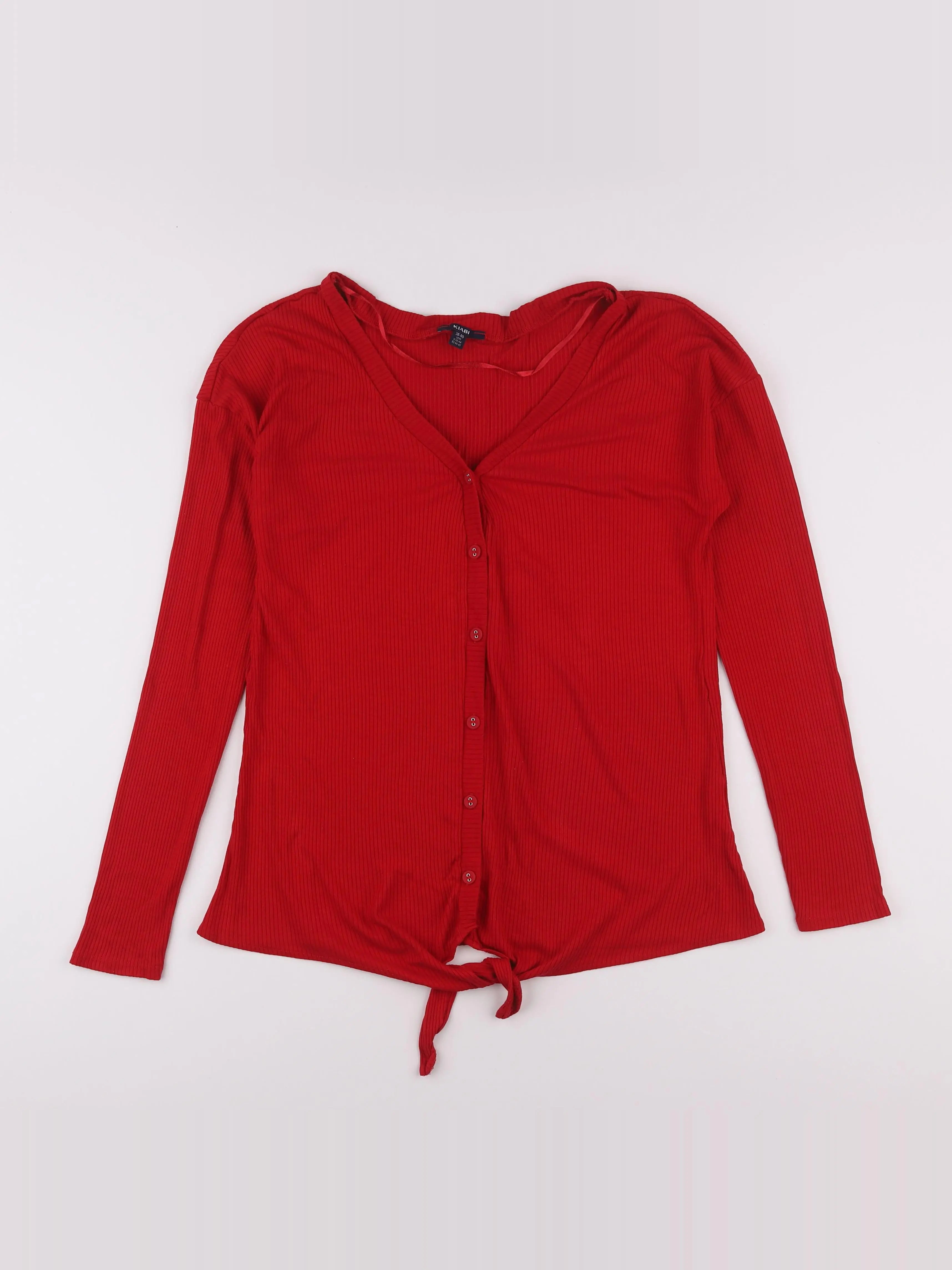 Kiabi - tee-shirt grossesse rouge - 38 à 40