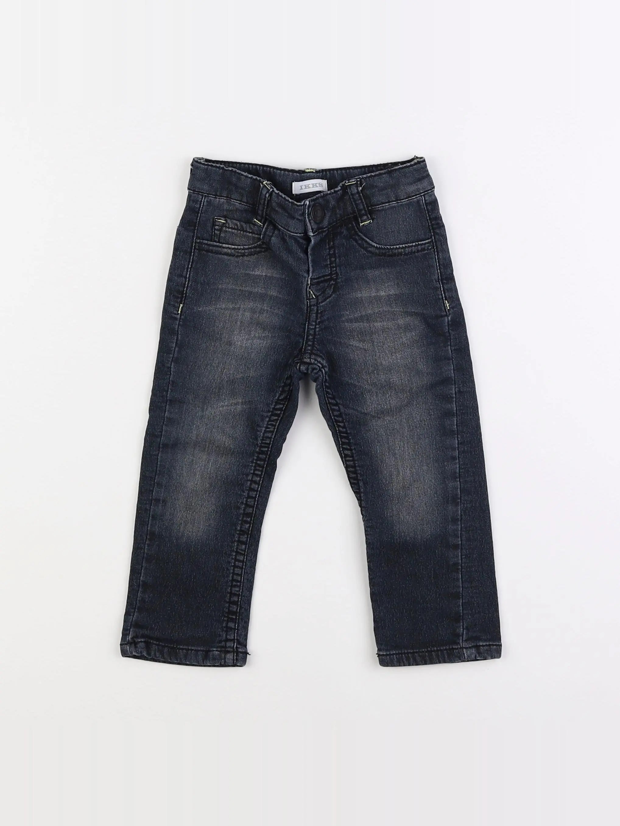 IKKS - jean gris - 18 mois