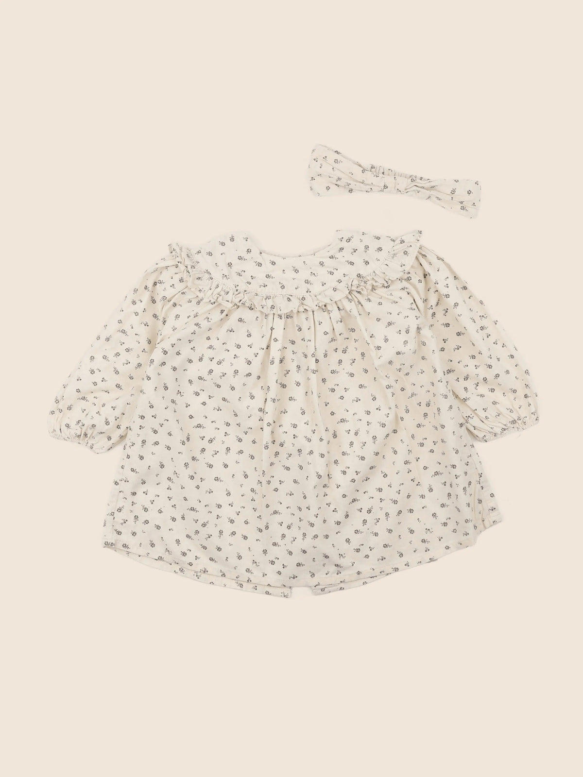 Vertbaudet - robe beige - 18 mois