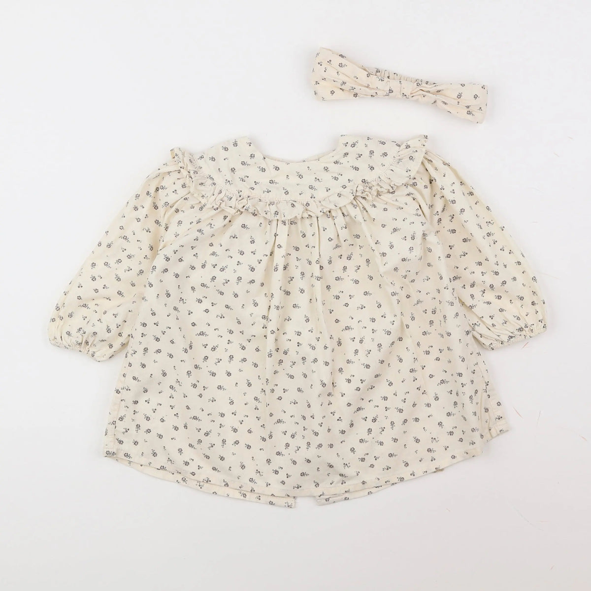 Vertbaudet - robe beige - 18 mois
