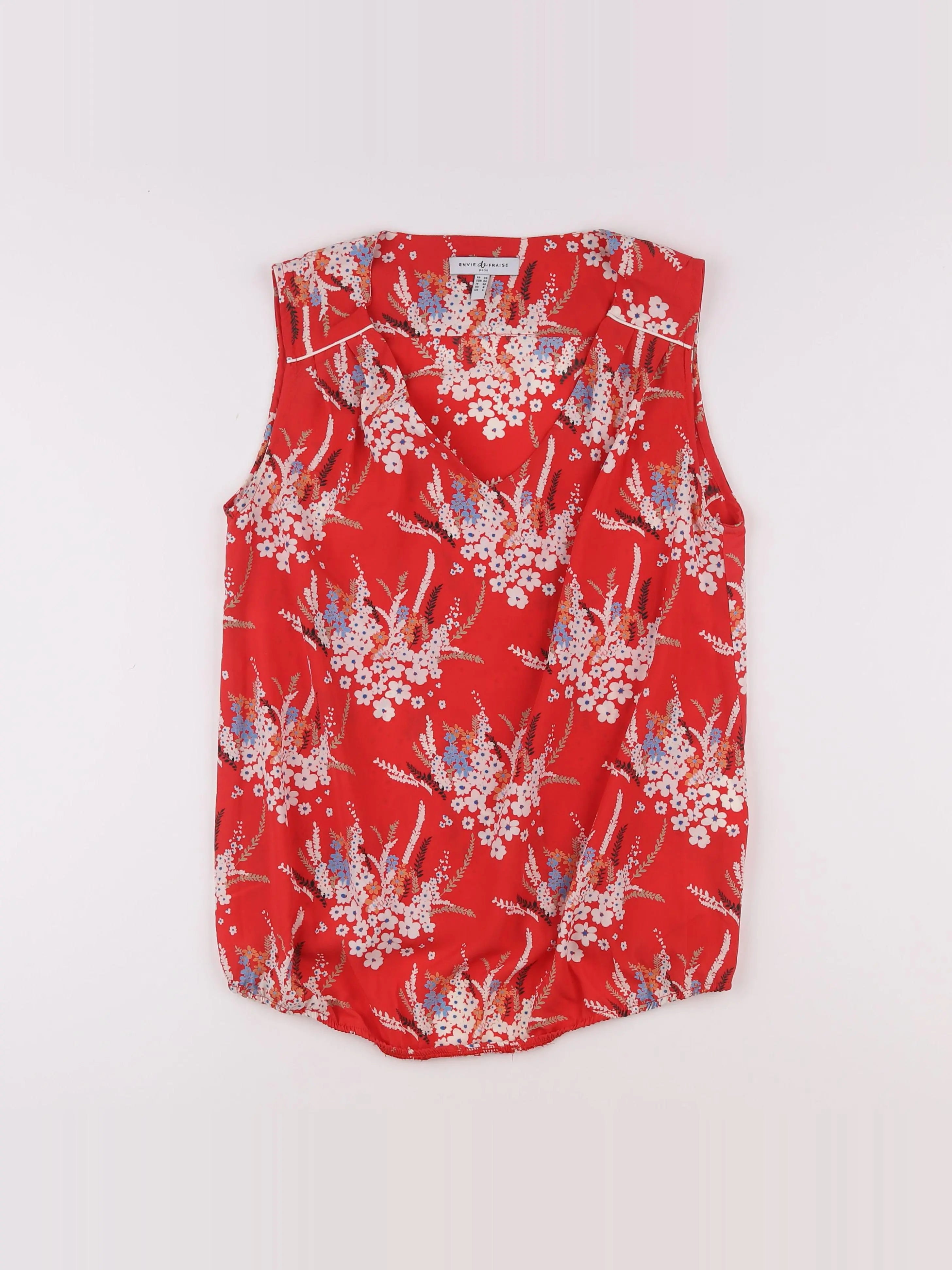 Envie de fraise - blouse grossesse rouge - 36