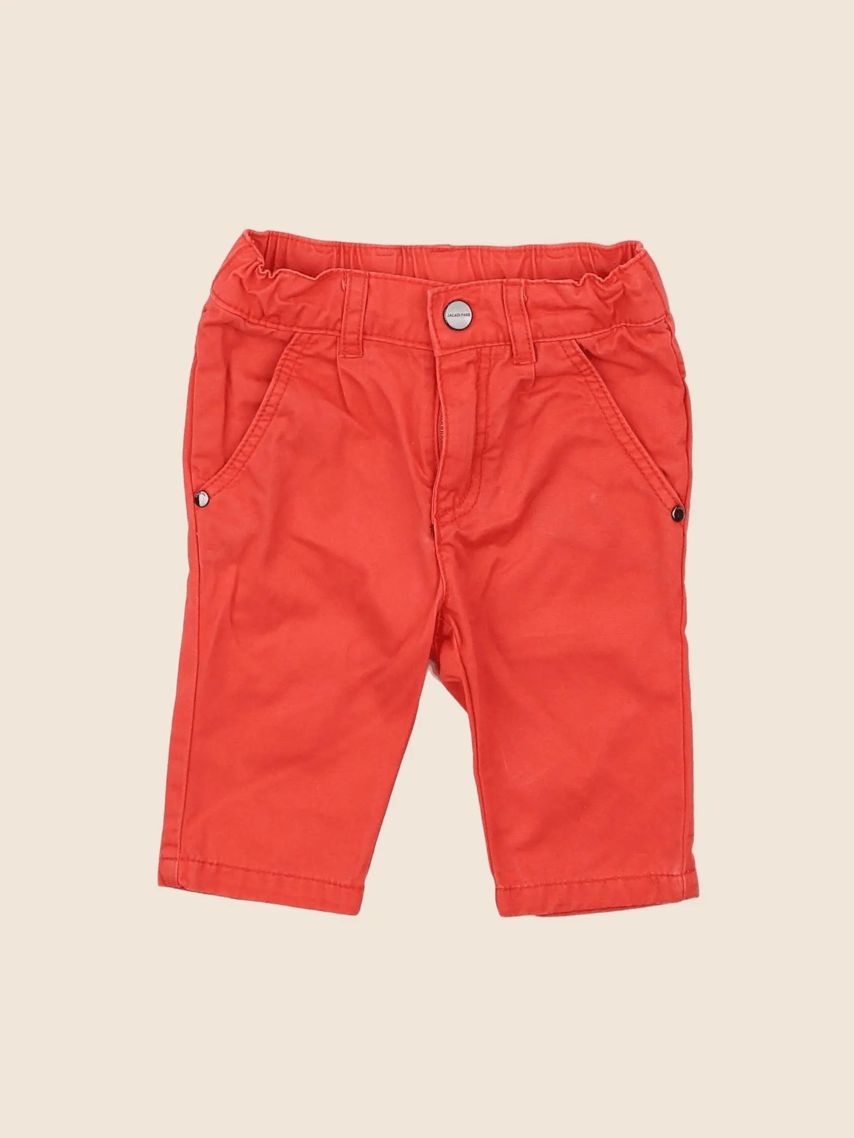 Jacadi - pantalon rouge - 6 mois