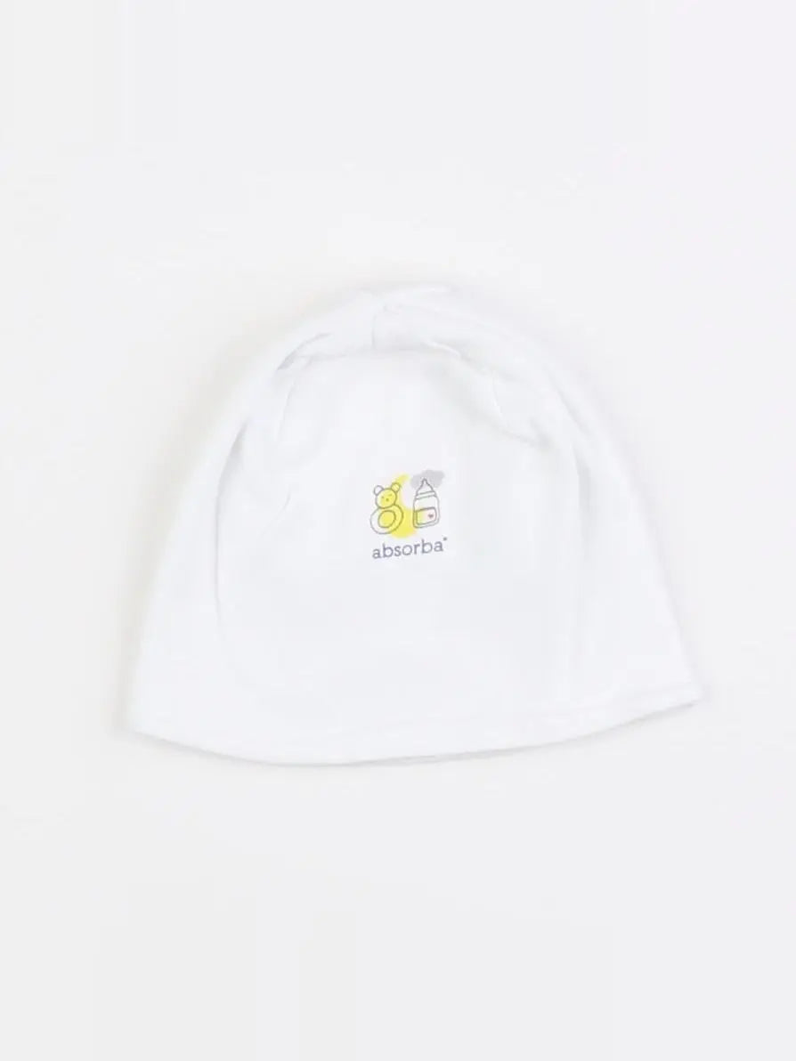 Absorba - bonnet blanc - 1 mois