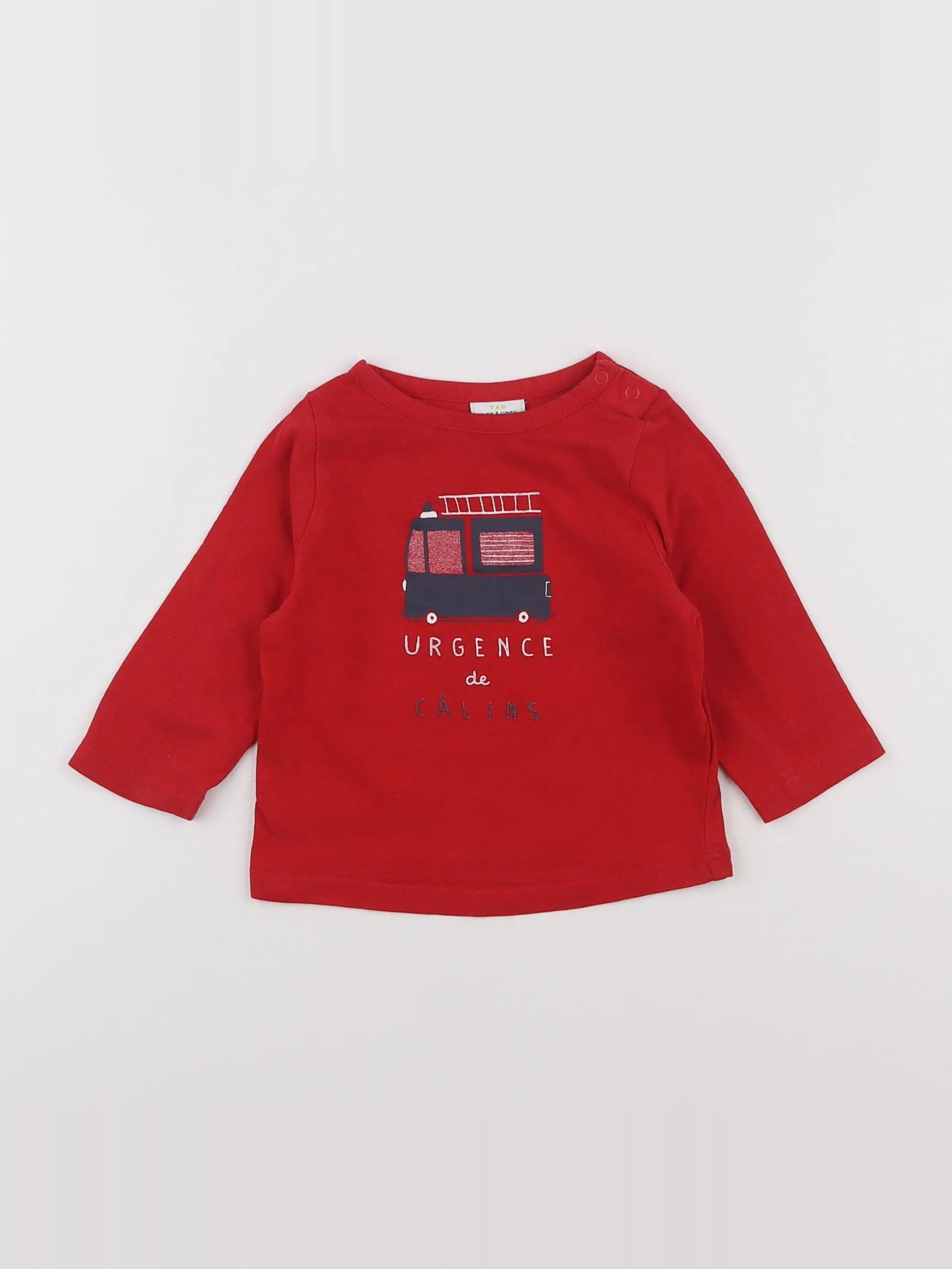 Tape à l'oeil - tee-shirt rouge - 9 mois