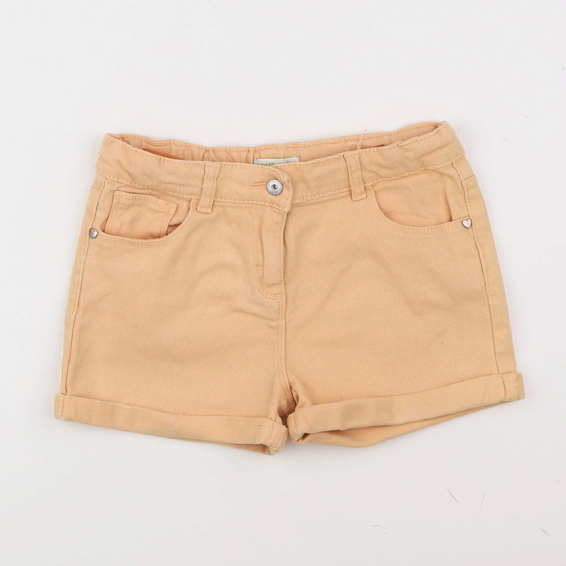 Vertbaudet - short orange - 9 ans