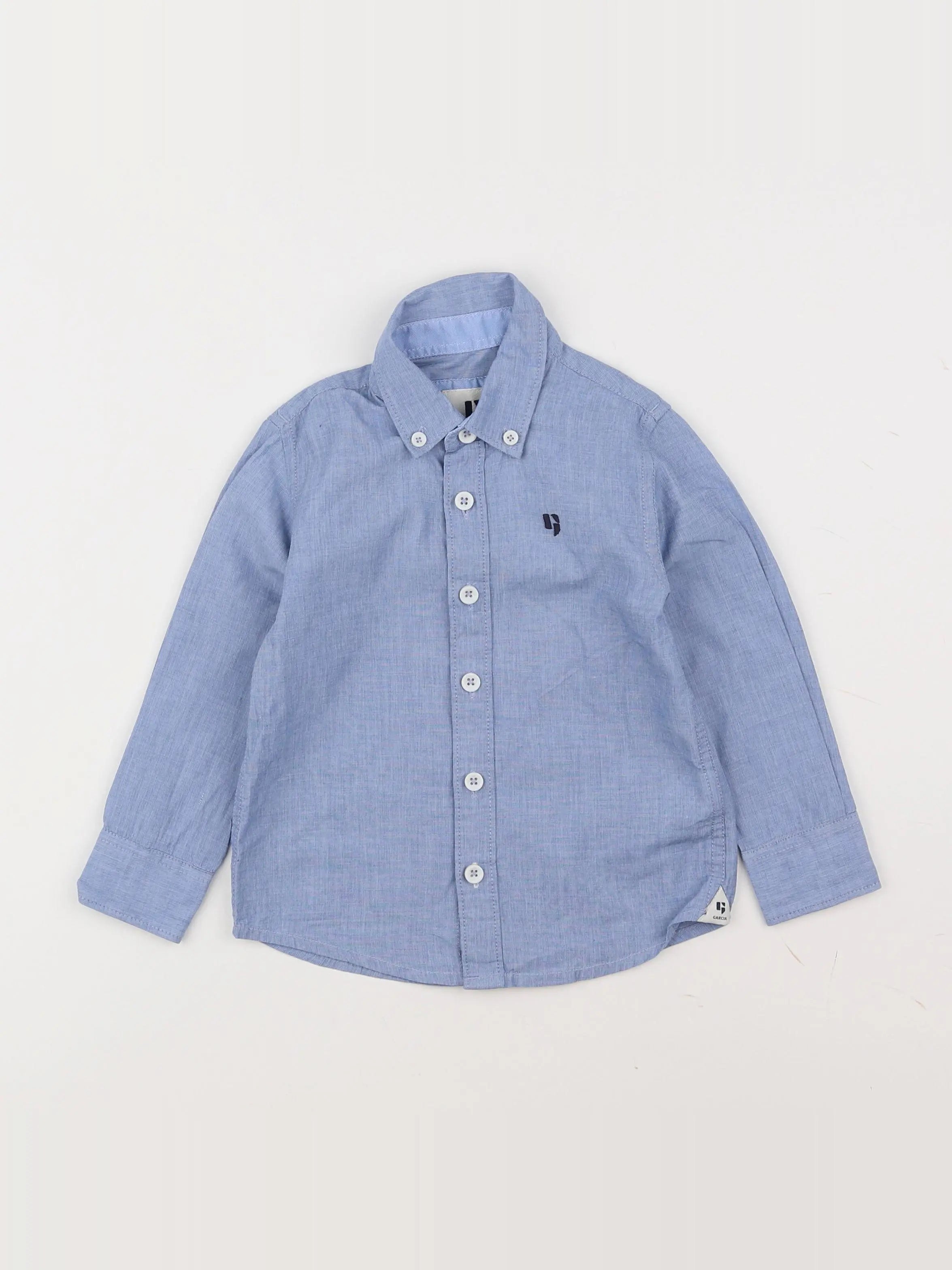 Garcia - chemise bleu - 2/3 ans