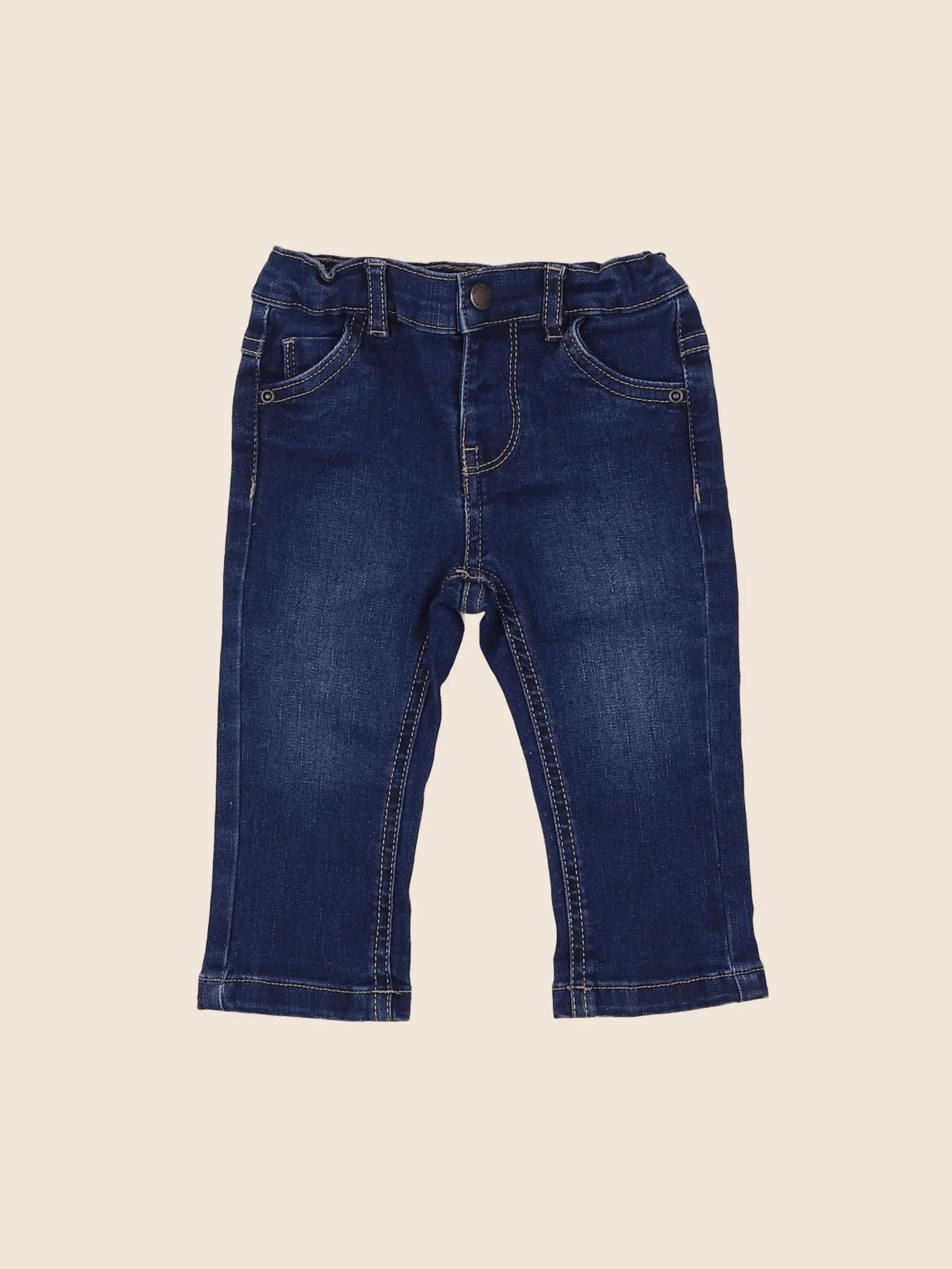 Vertbaudet - jean bleu - 12 mois