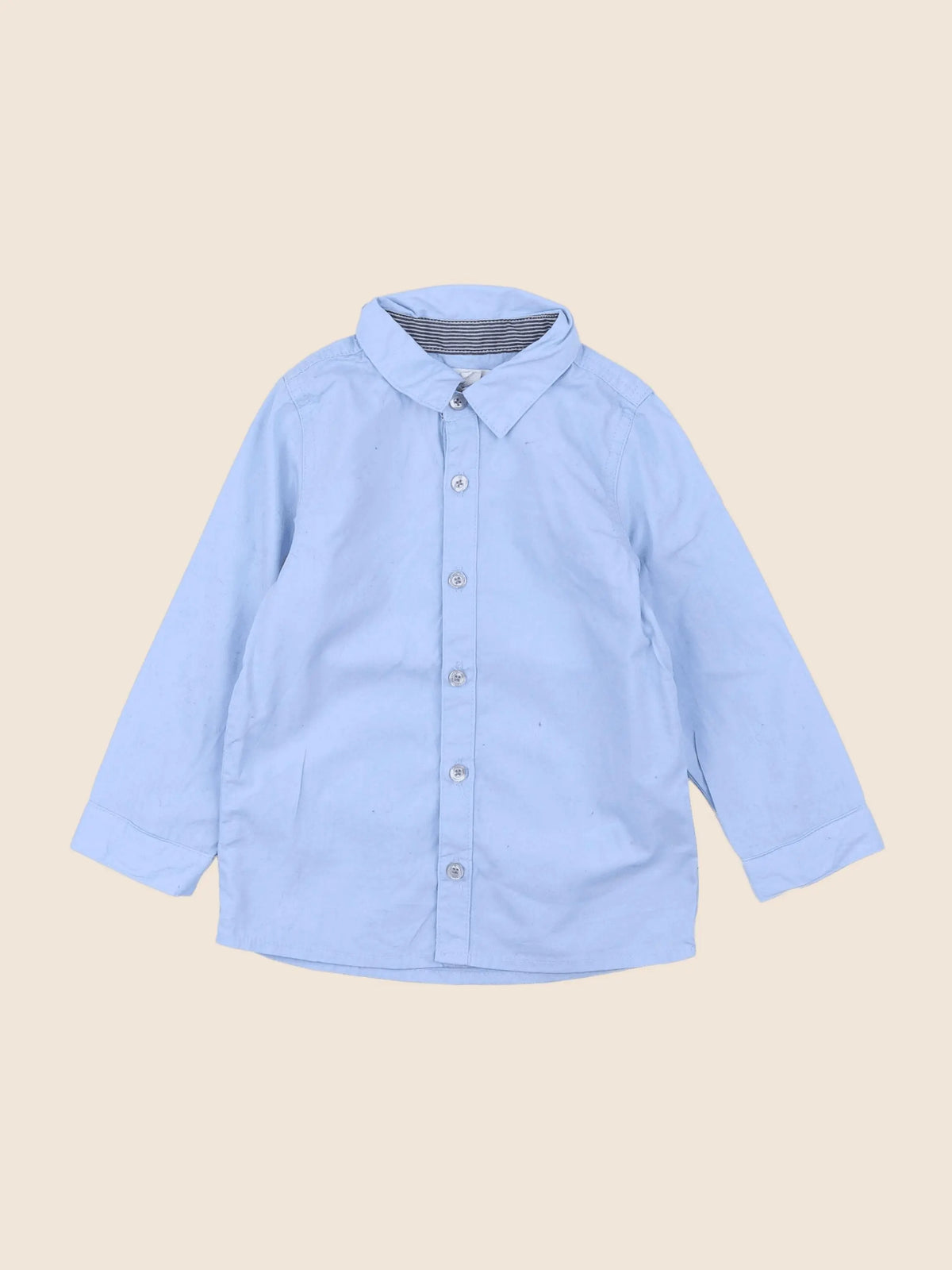 Vertbaudet - chemise bleu - 2 ans