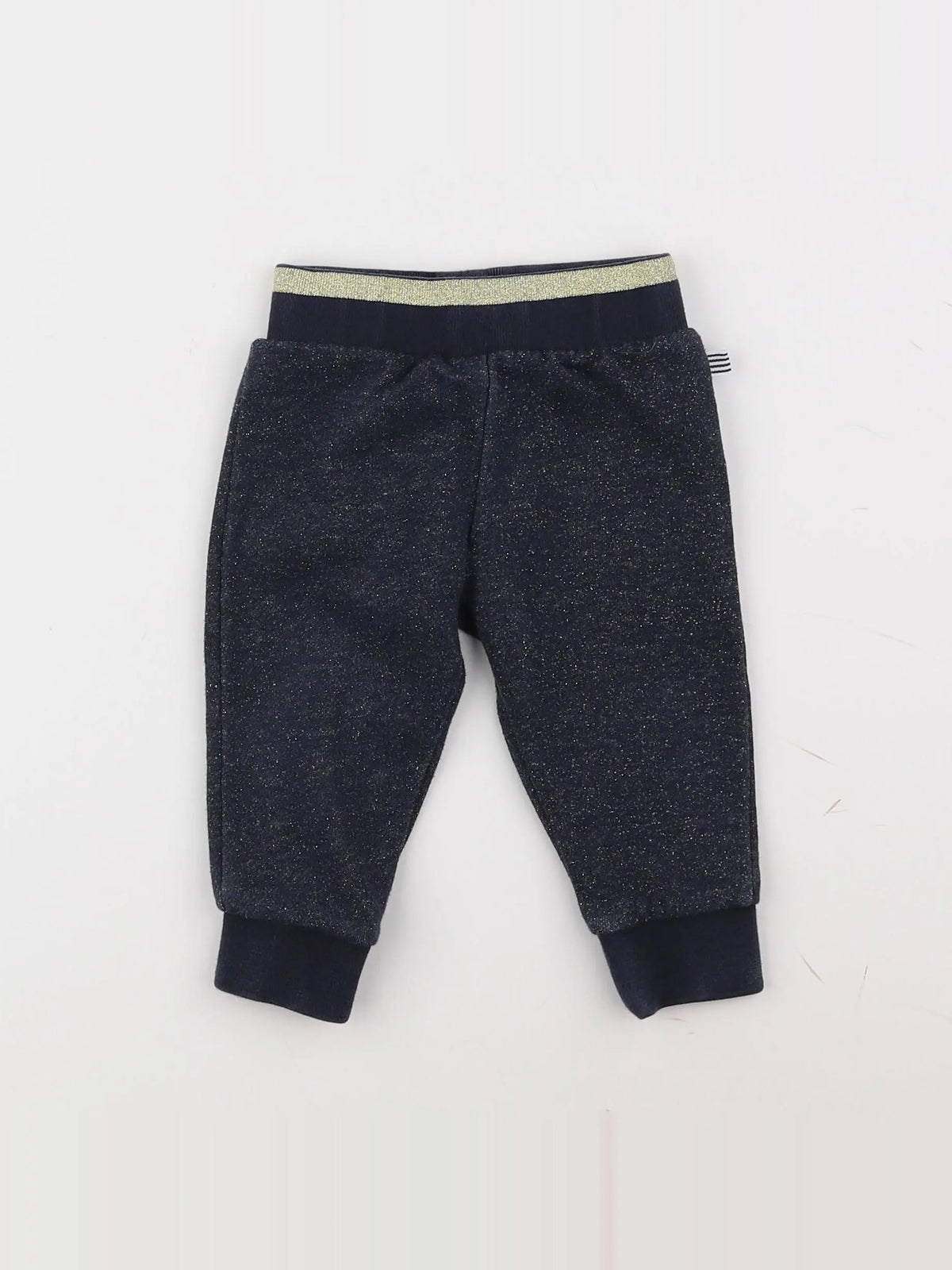 Petit Bateau - jogging bleu, or - 12 mois