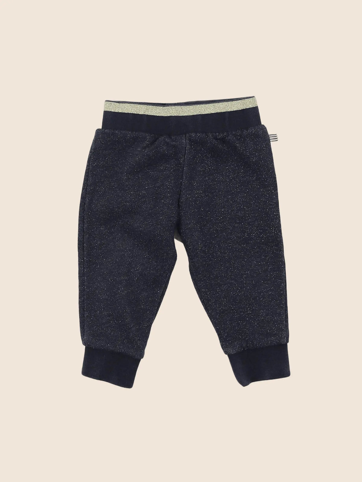 Petit Bateau - jogging bleu, or - 12 mois