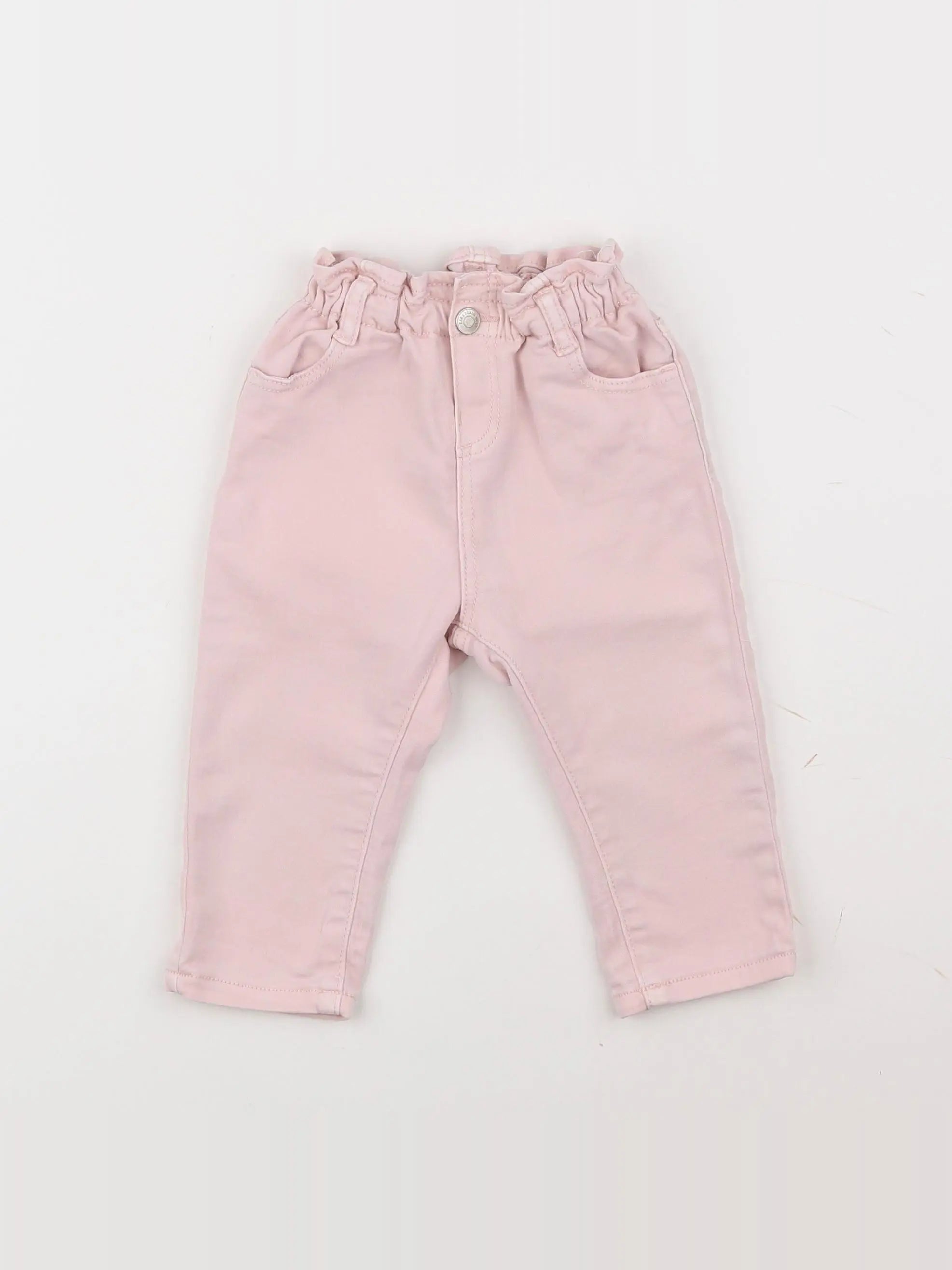 Zara - pantalon rose - 6/9 mois