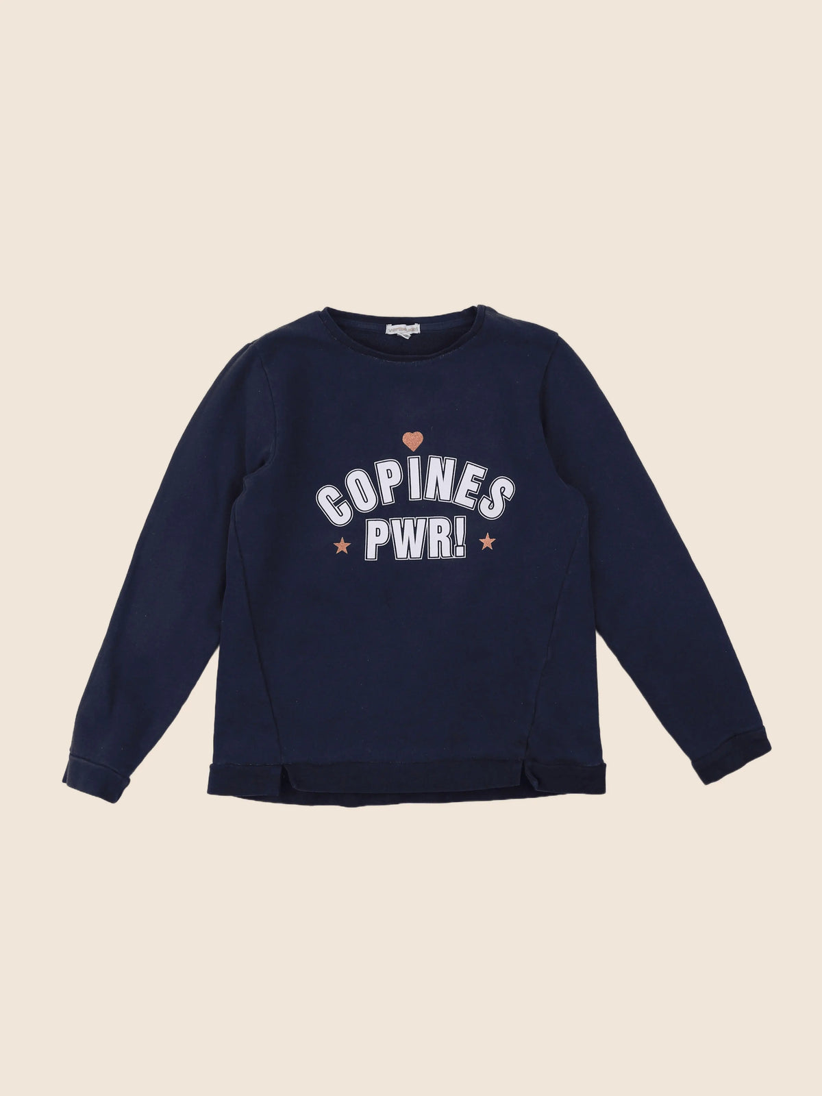 Vertbaudet - sweat bleu - 12 ans