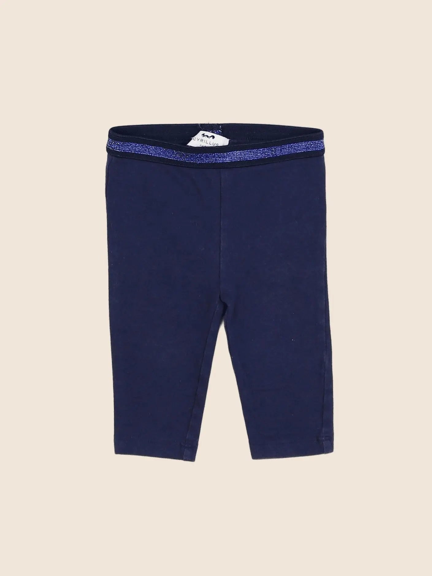 Cyrillus - legging bleu - 6 mois