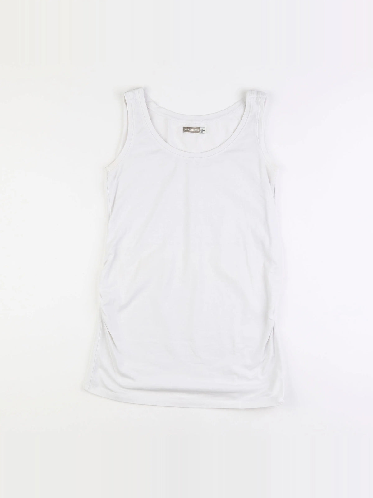 Vertbaudet - débardeur grossesse, grossesse blanc - 34 à 36