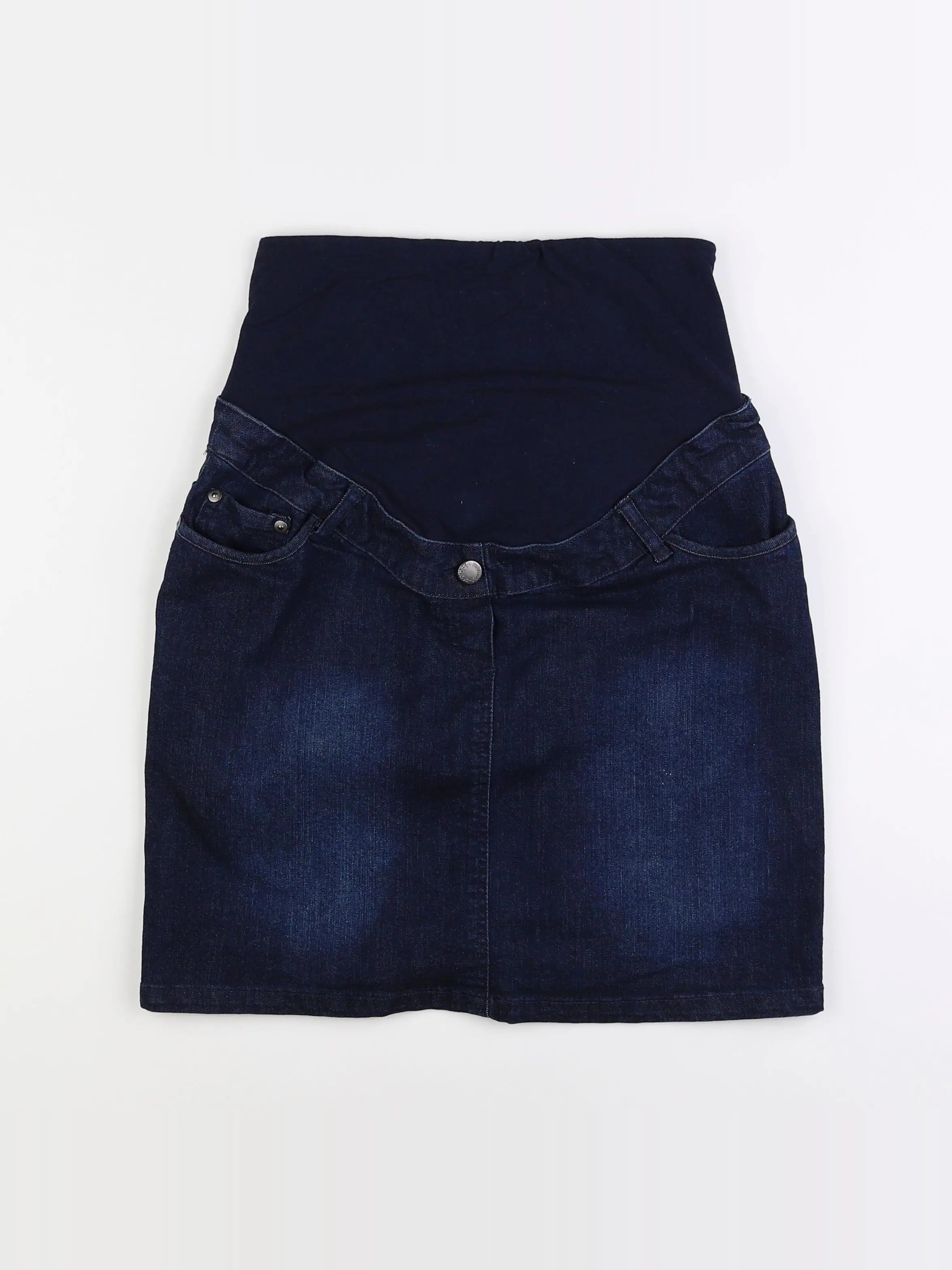 Vertbaudet - jupe grossesse bleu - 36