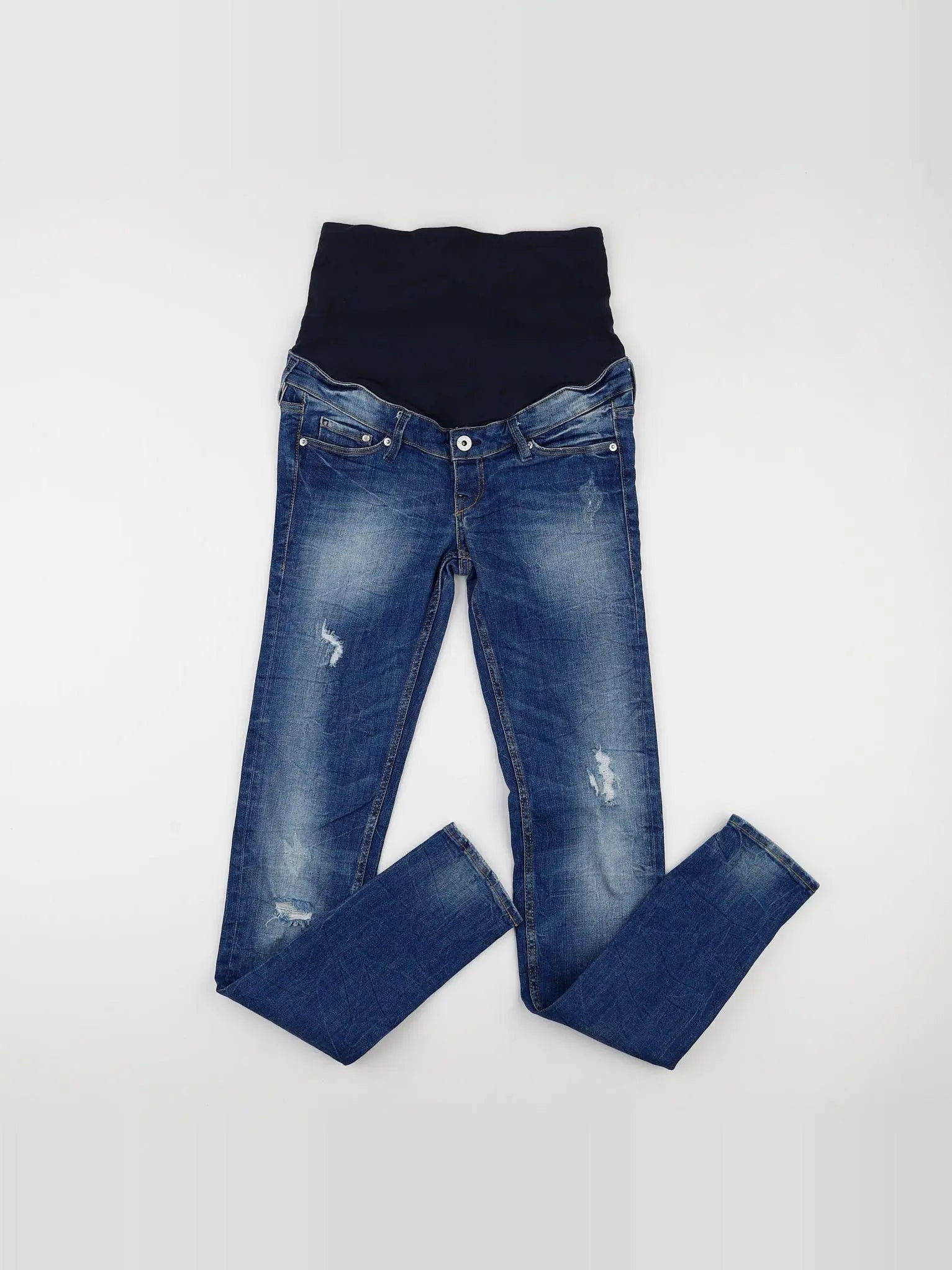 H&M - jean grossesse bleu - 36