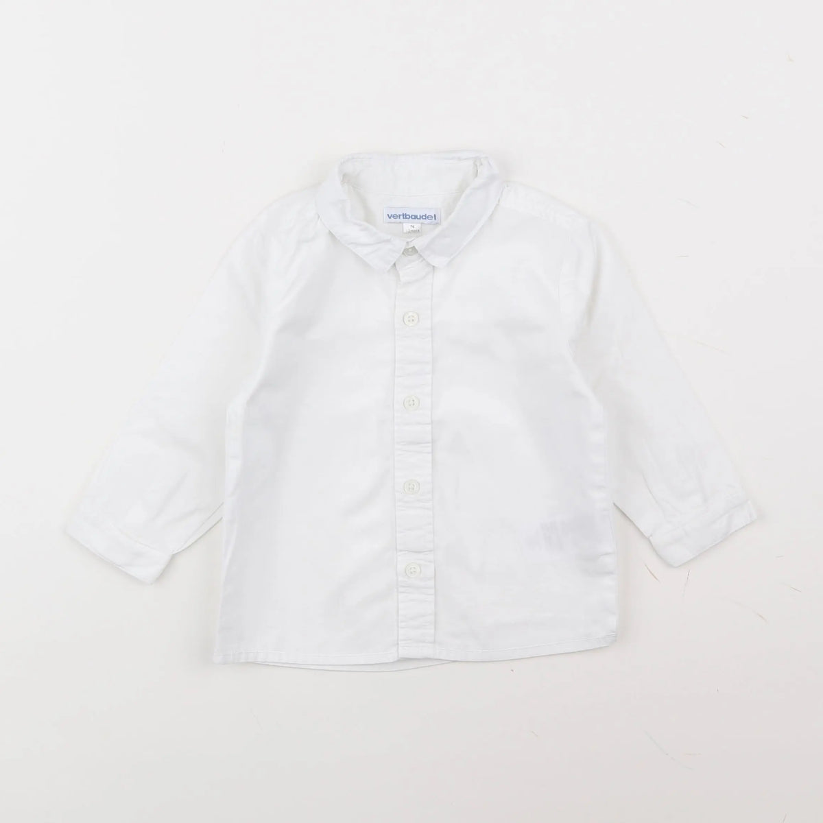 Vertbaudet - chemise blanc - 12 mois