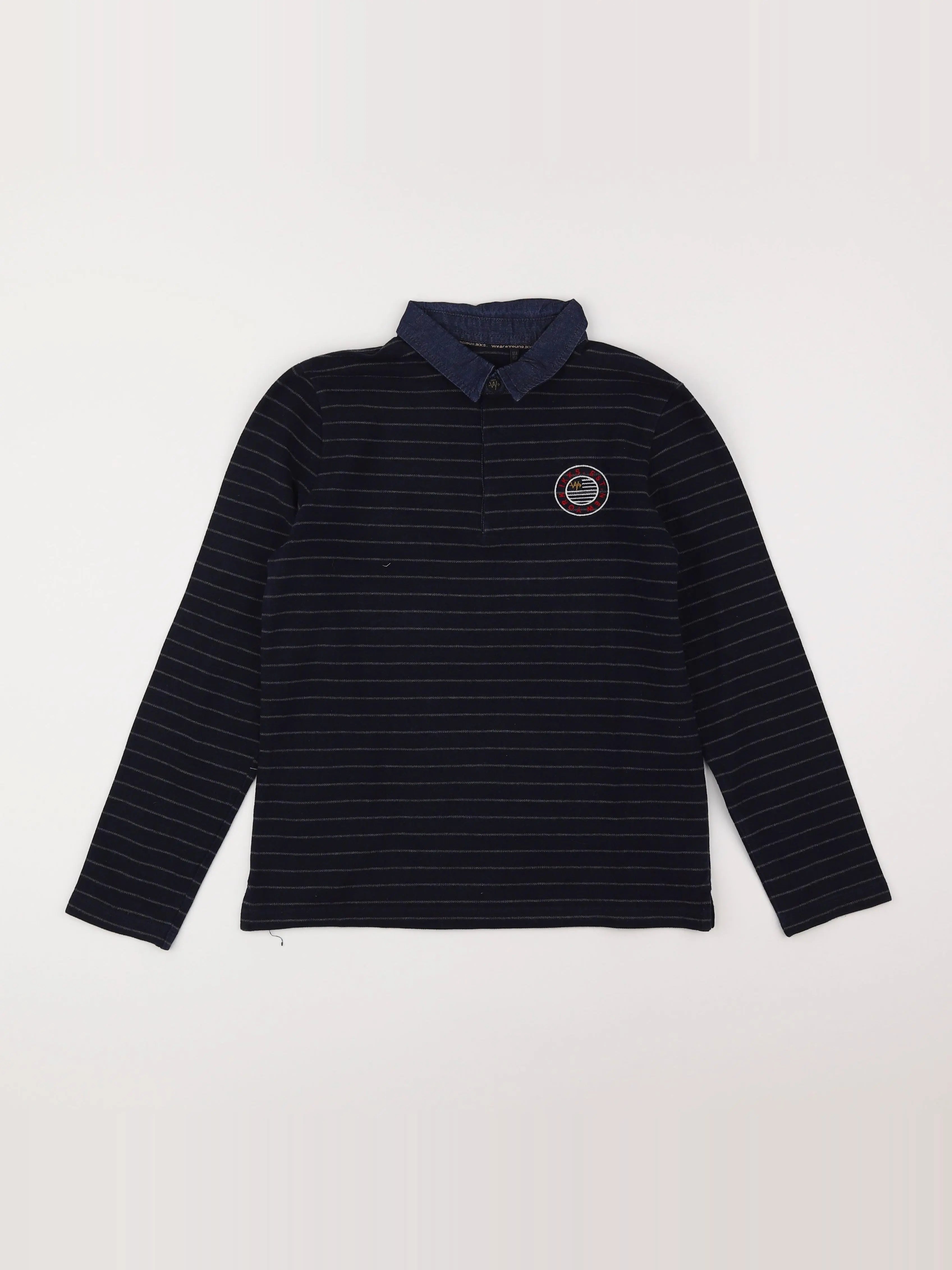 IKKS - polo bleu - 12 ans