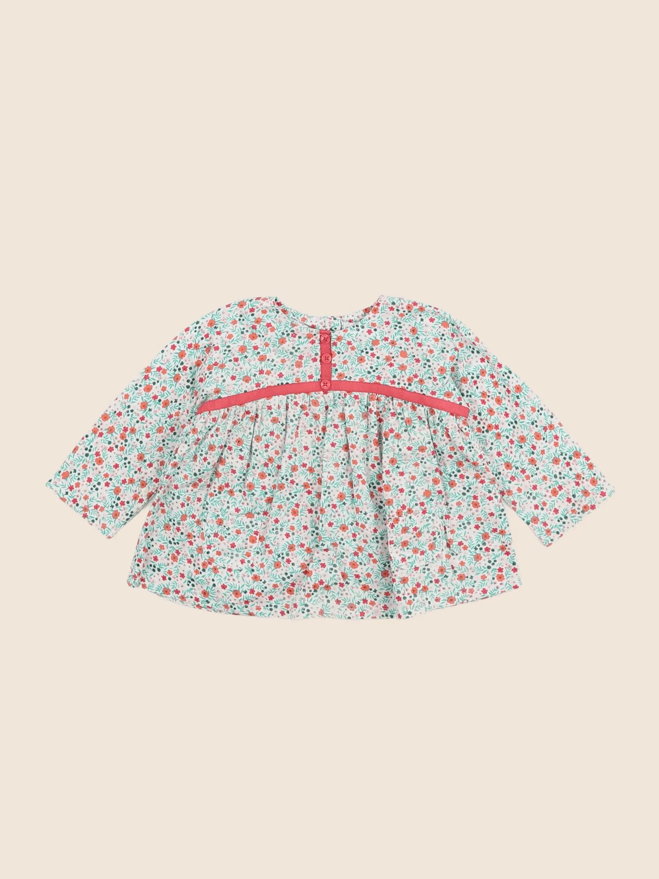 Vertbaudet - blouse multicolore - 6 mois