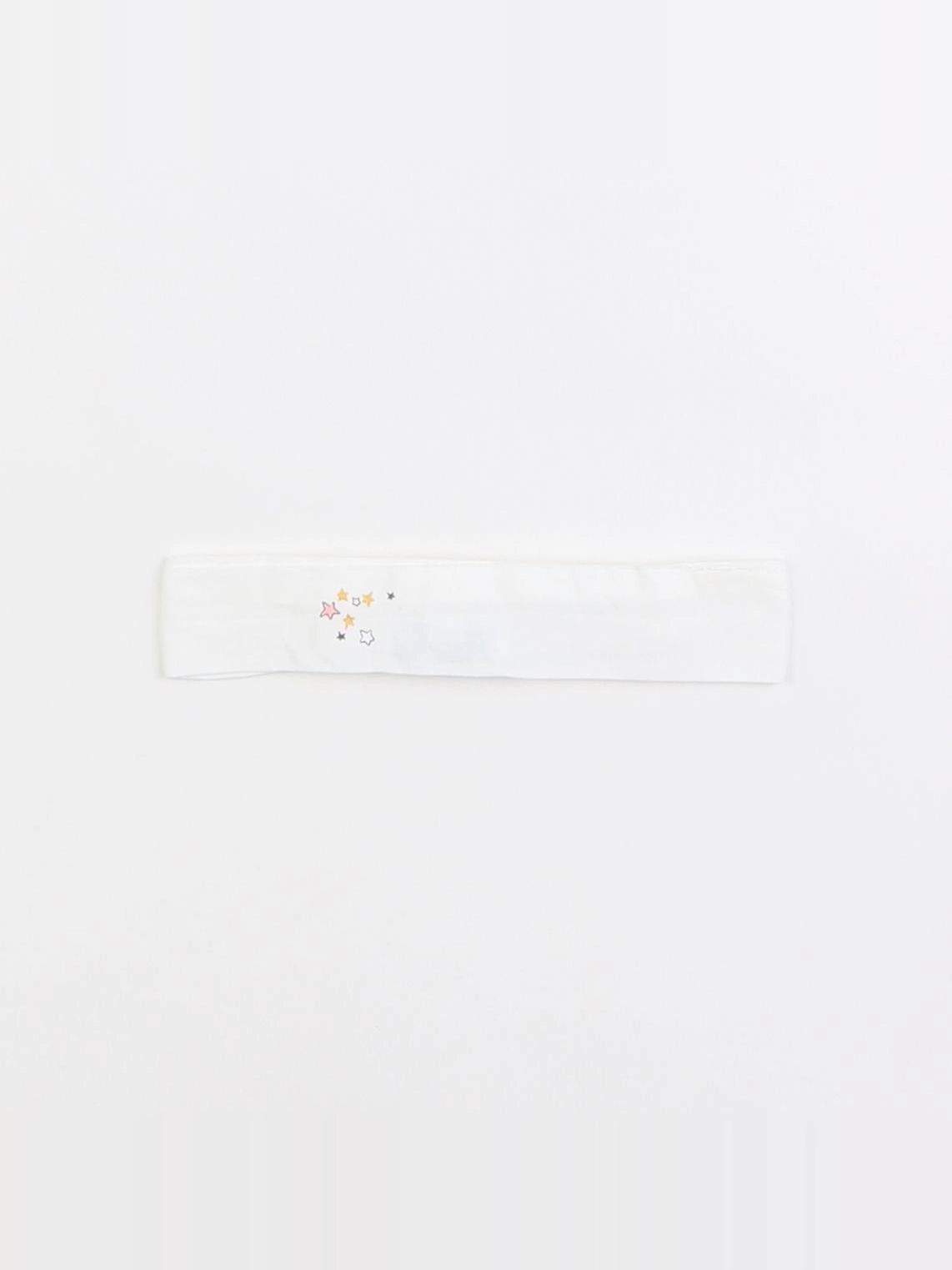 Vertbaudet - bandeau blanc - 3 mois