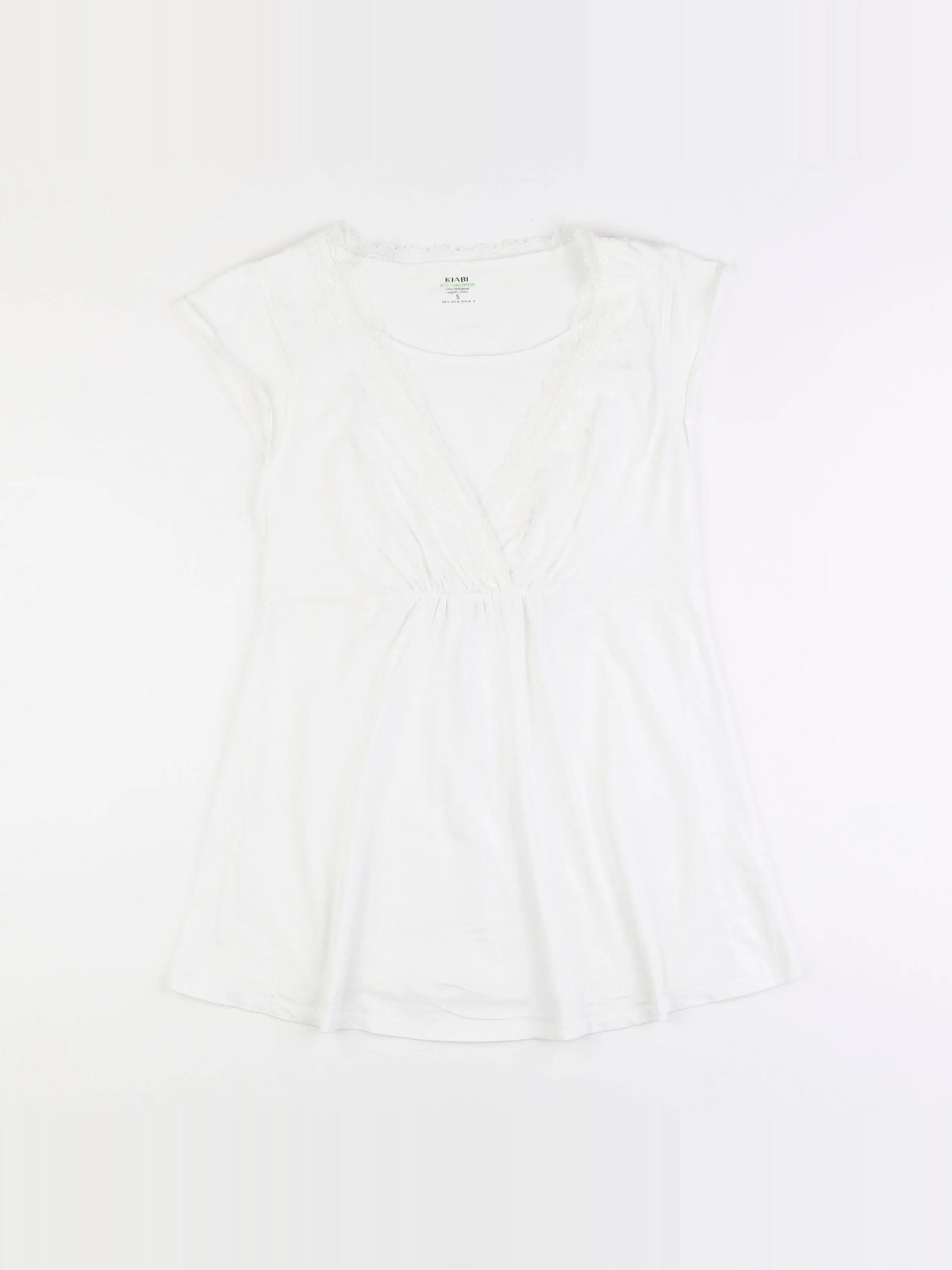 Kiabi - robe grossesse blanc - 36