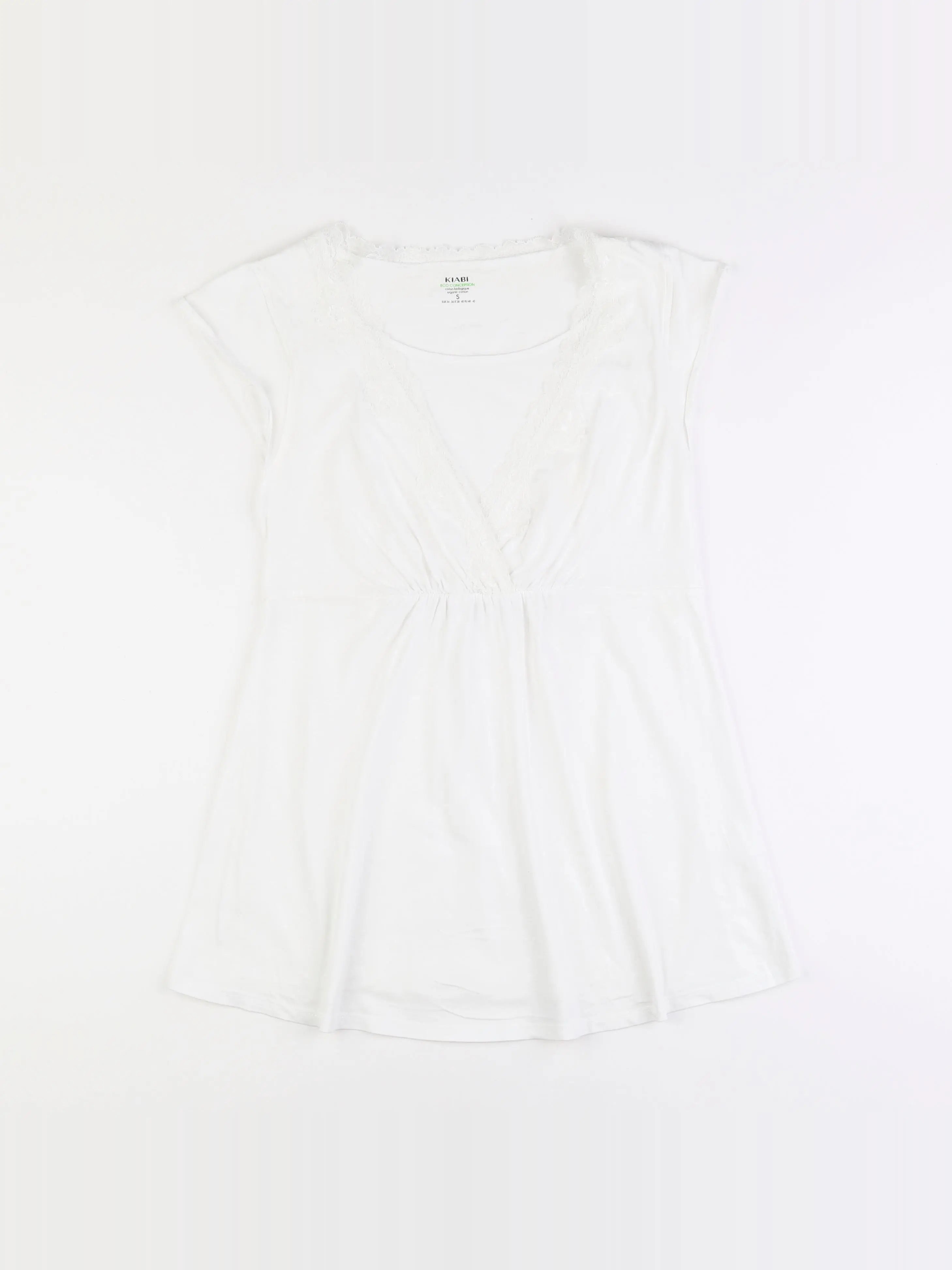 Kiabi - robe grossesse blanc - 36