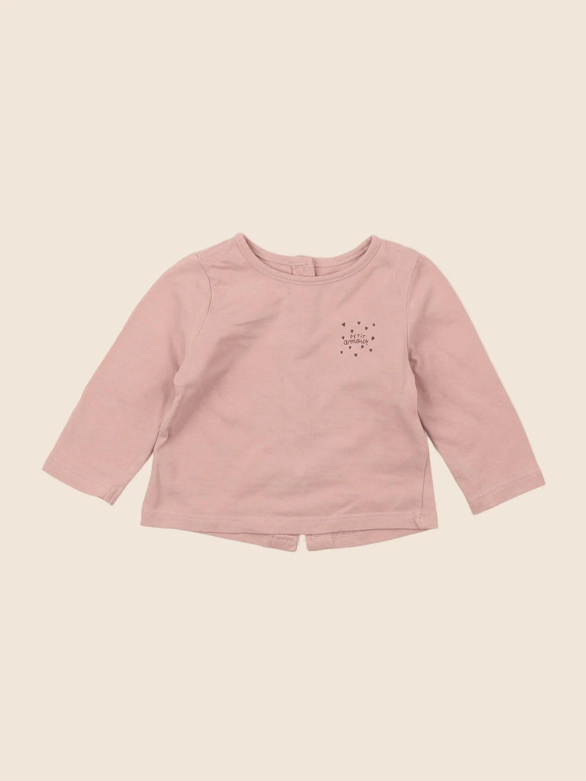 Vertbaudet - tee-shirt rose - 3 mois