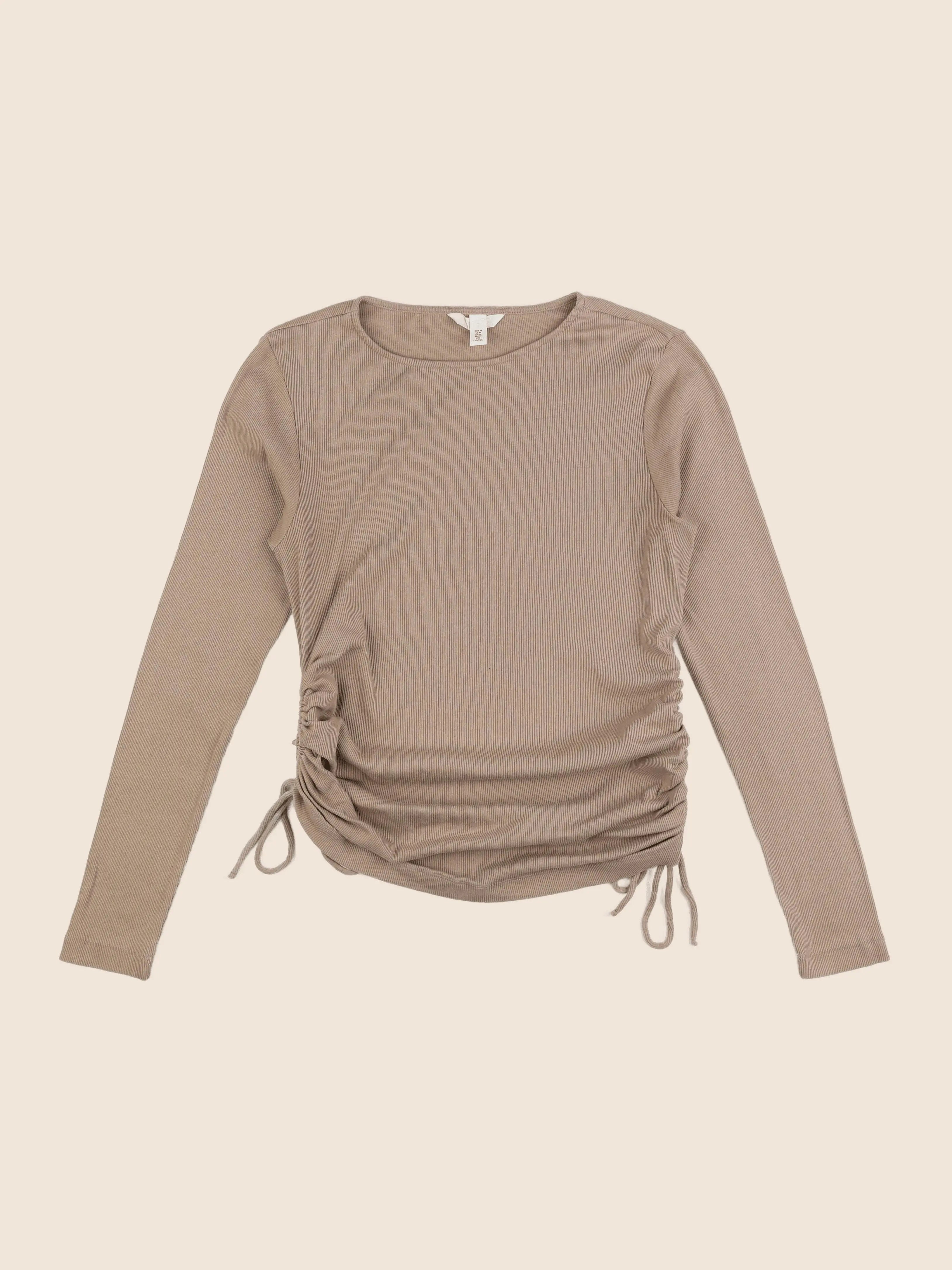 H&M - tee-shirt grossesse marron - 40 à 42