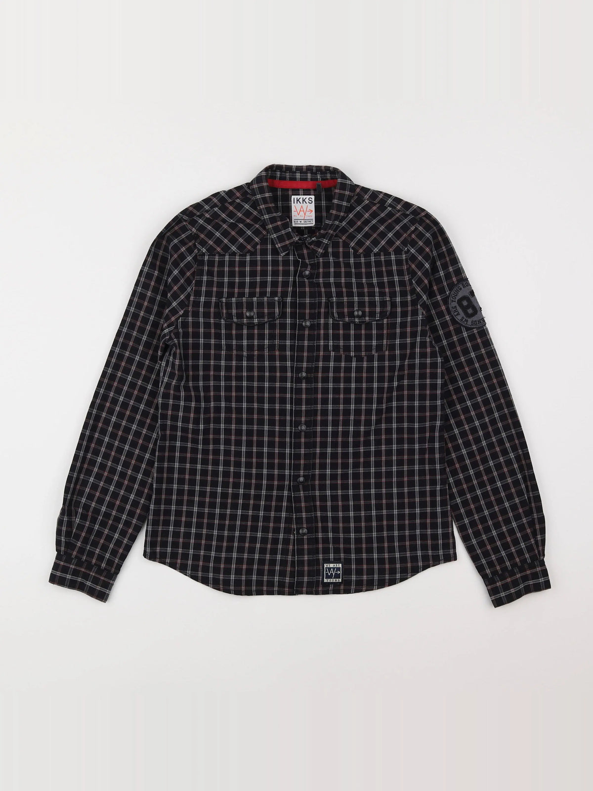 IKKS - chemise noir - 10 ans