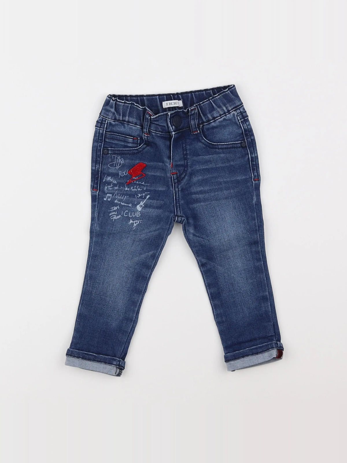 IKKS - jean bleu - 6 mois