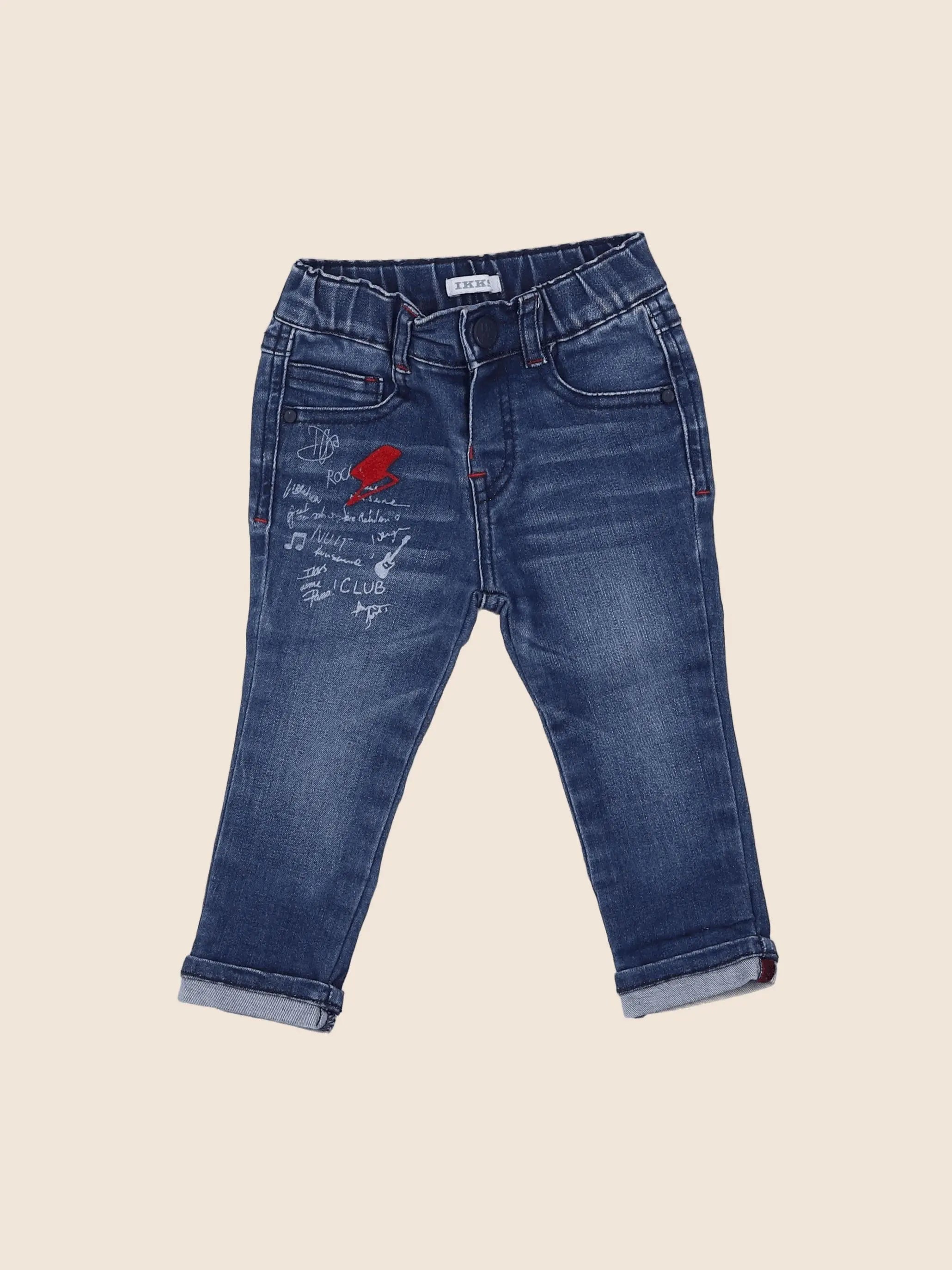 IKKS - jean bleu - 6 mois