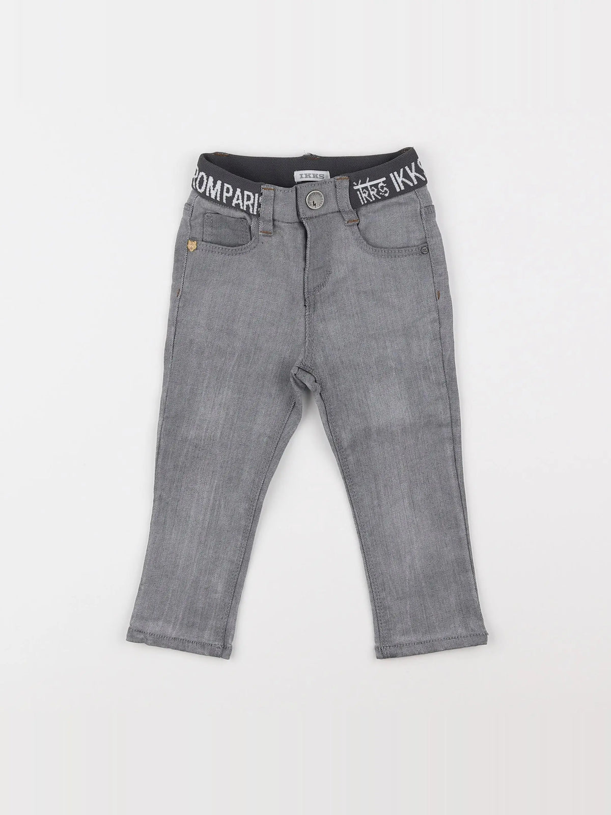 IKKS - jean gris - 6 mois