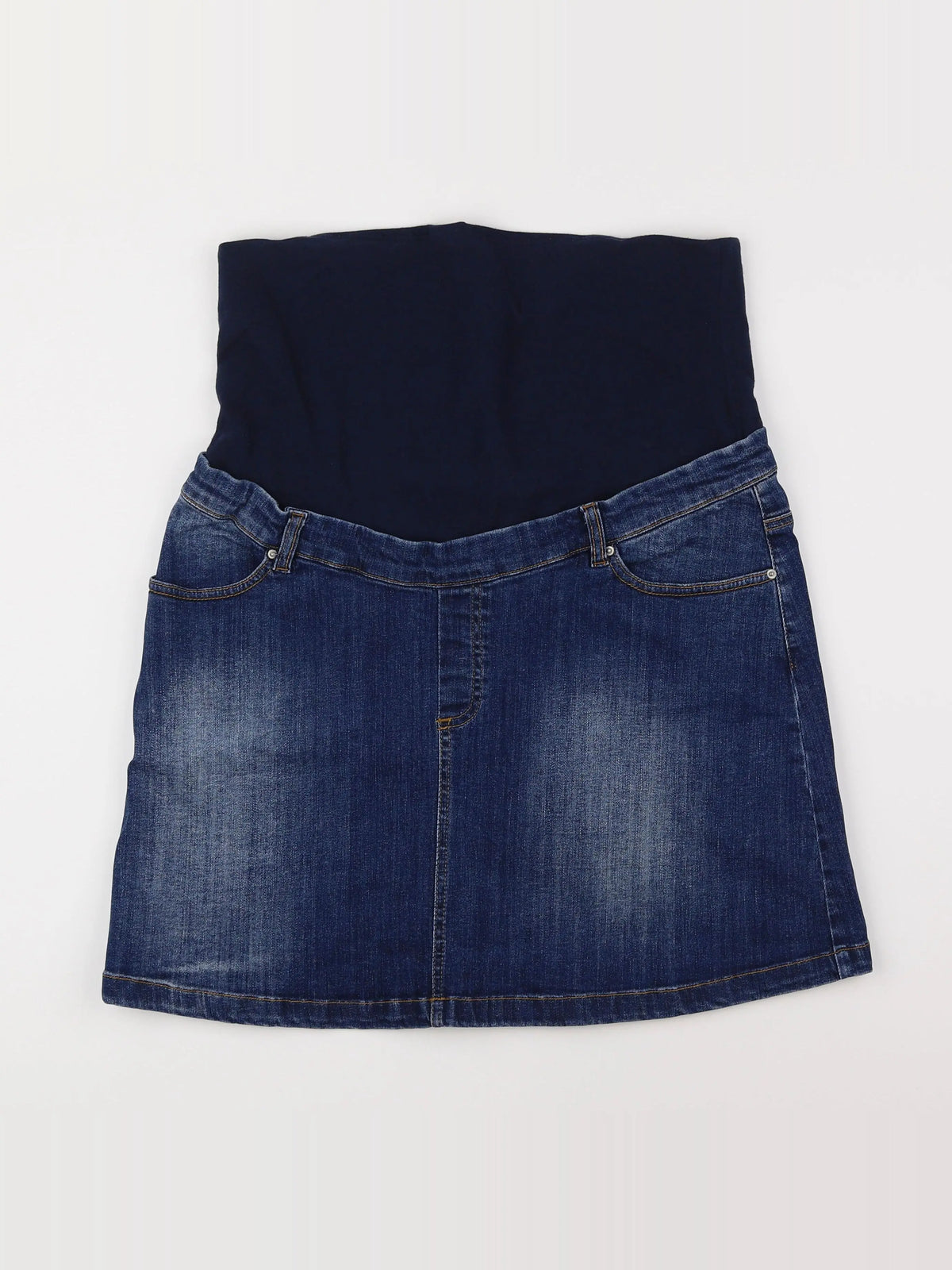 Envie de fraise - jupe grossesse bleu - 40