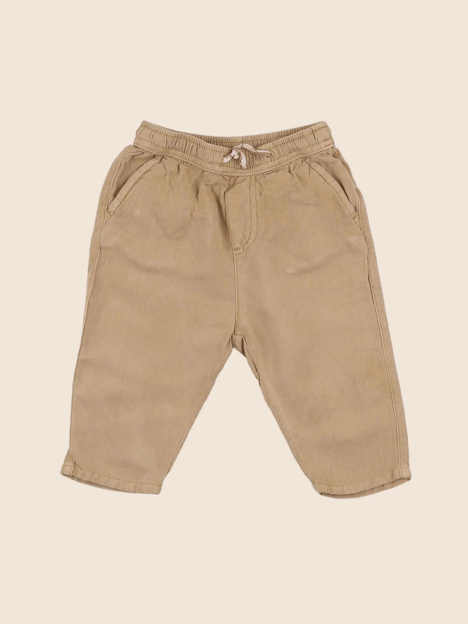 Zara - pantalon marron - 3/6 mois