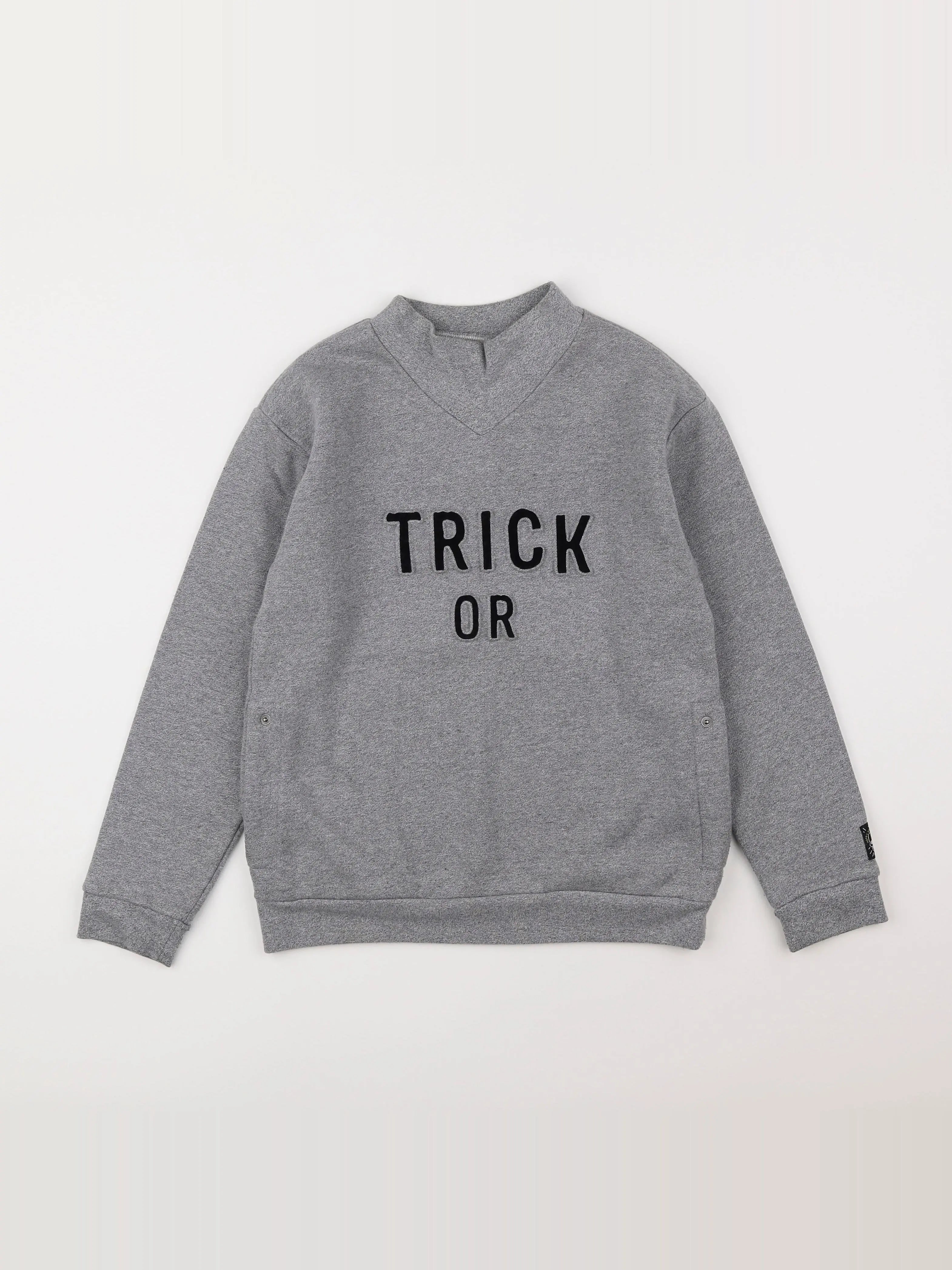 IKKS - sweat gris - 10 ans