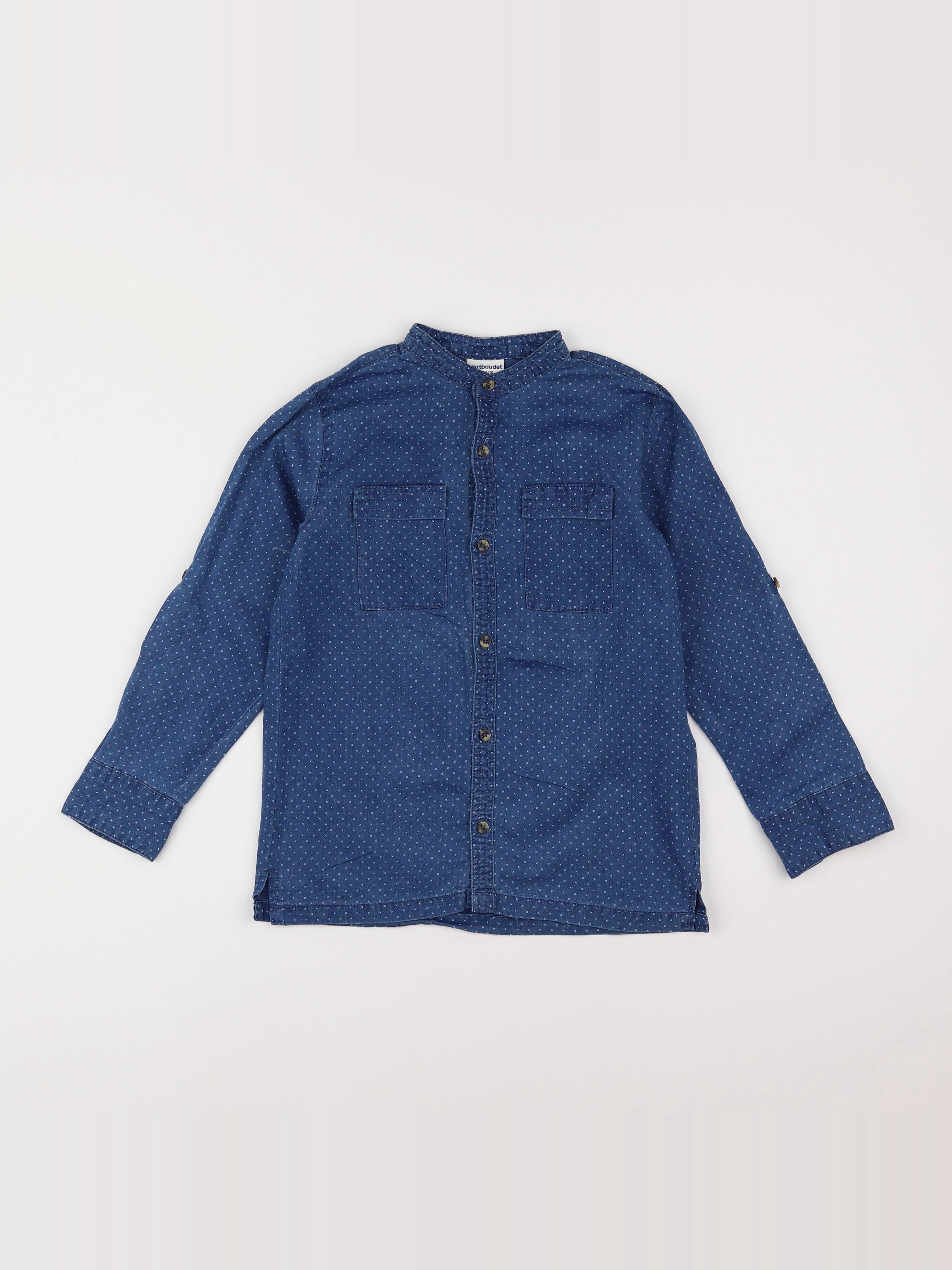 Vertbaudet - chemise bleu - 8 ans