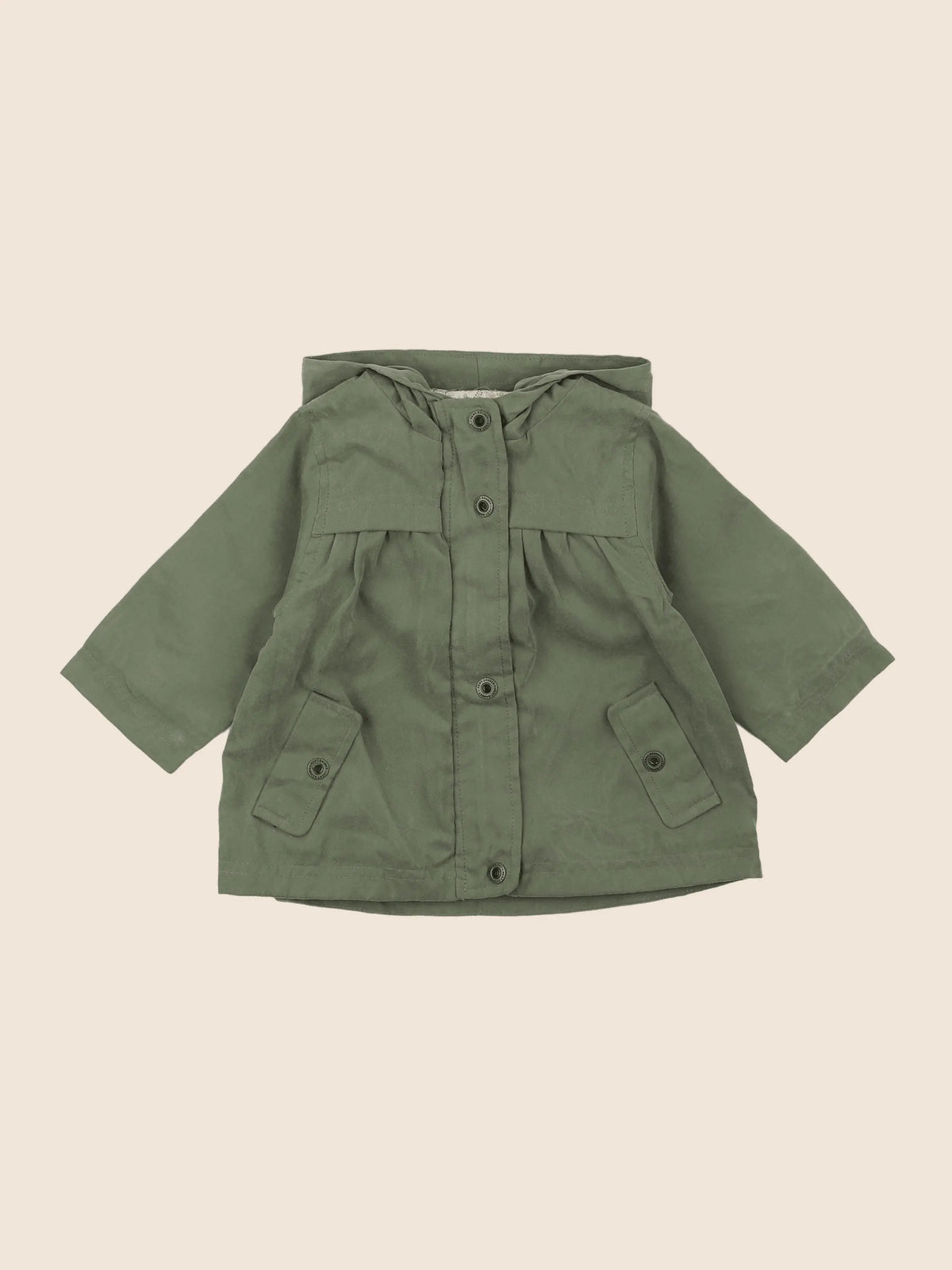 Vertbaudet - veste vert - 9 mois