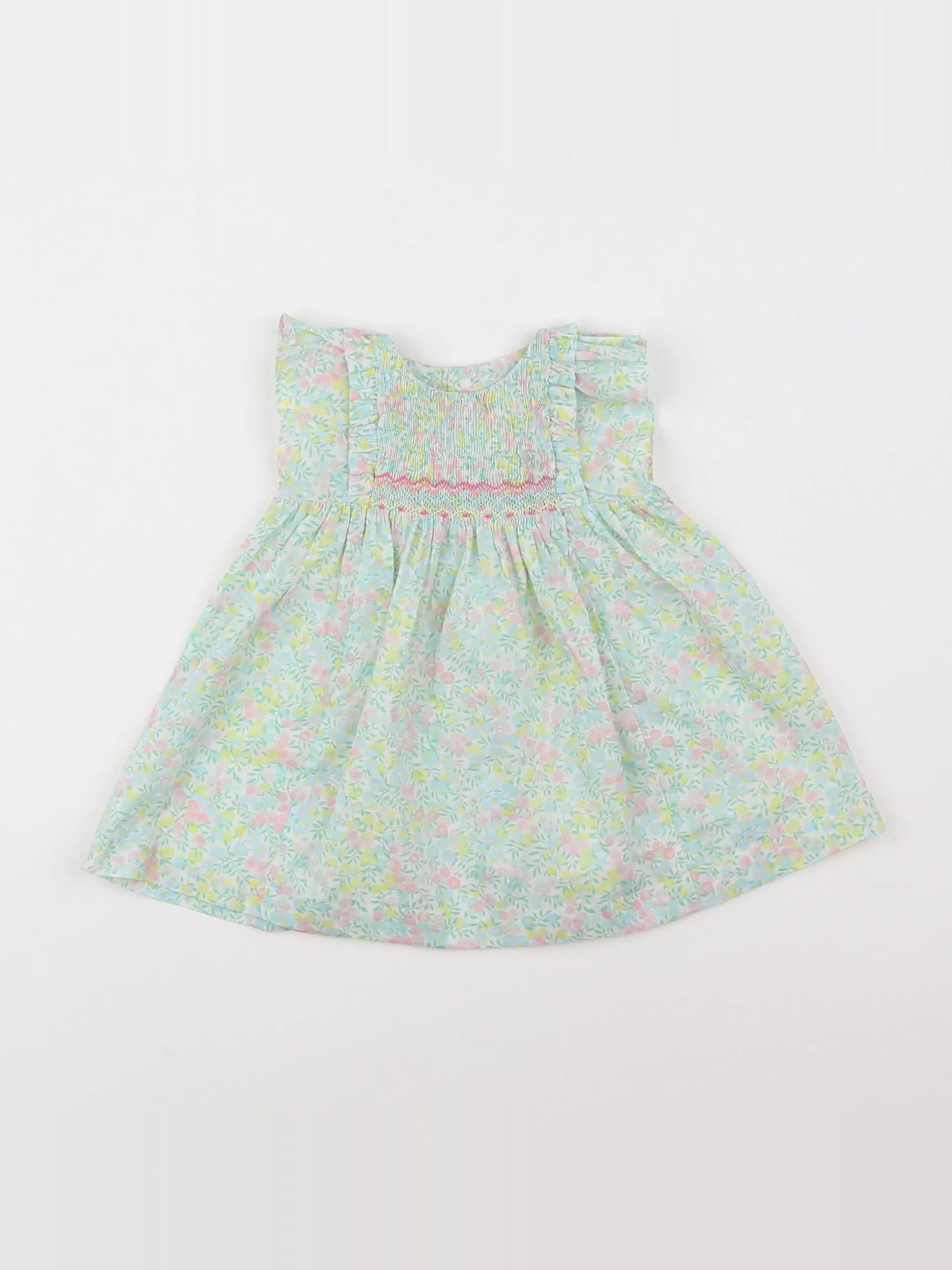 Jacadi - robe liberty multicolore - 6 mois