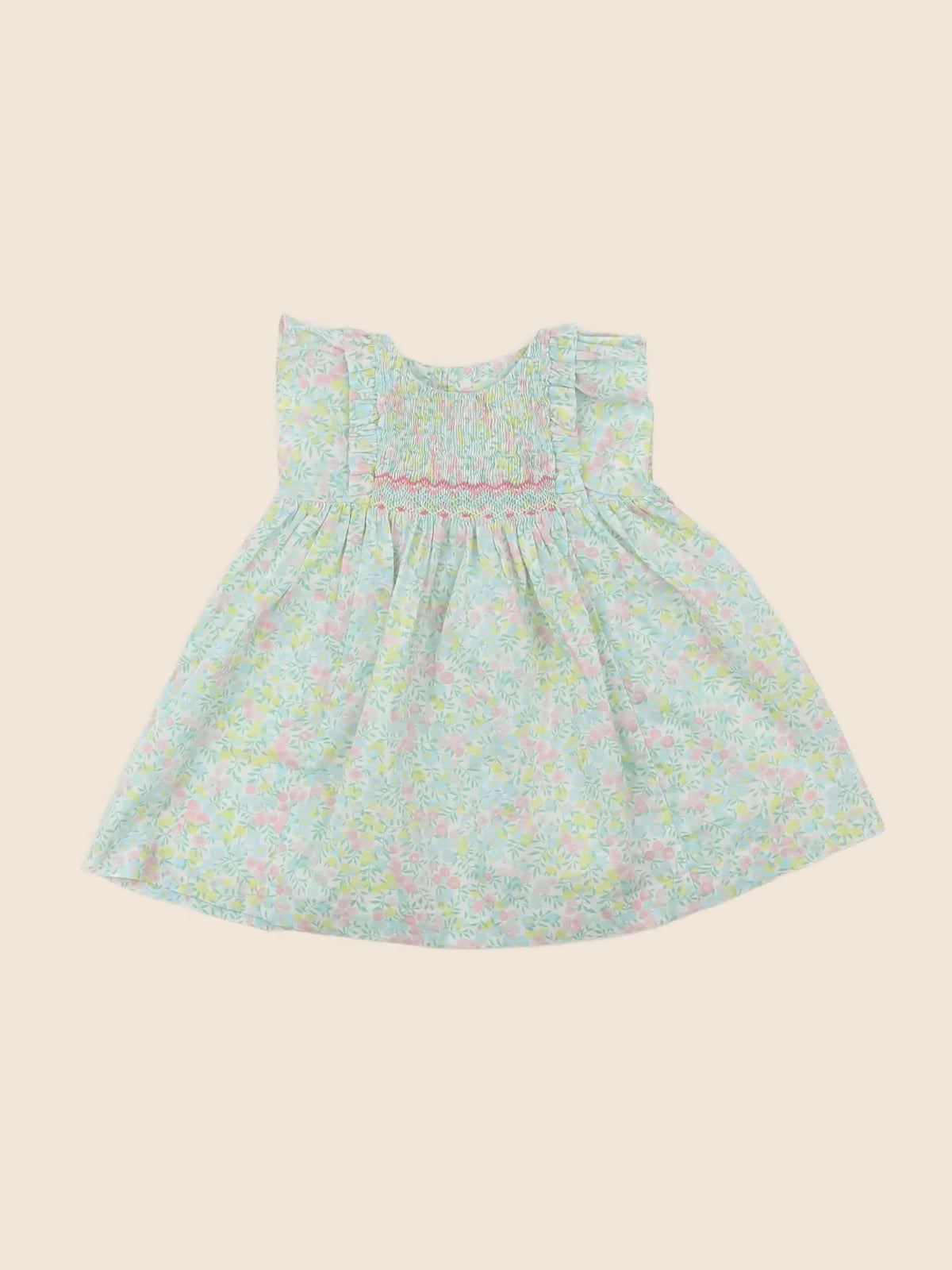 Jacadi - robe liberty multicolore - 6 mois