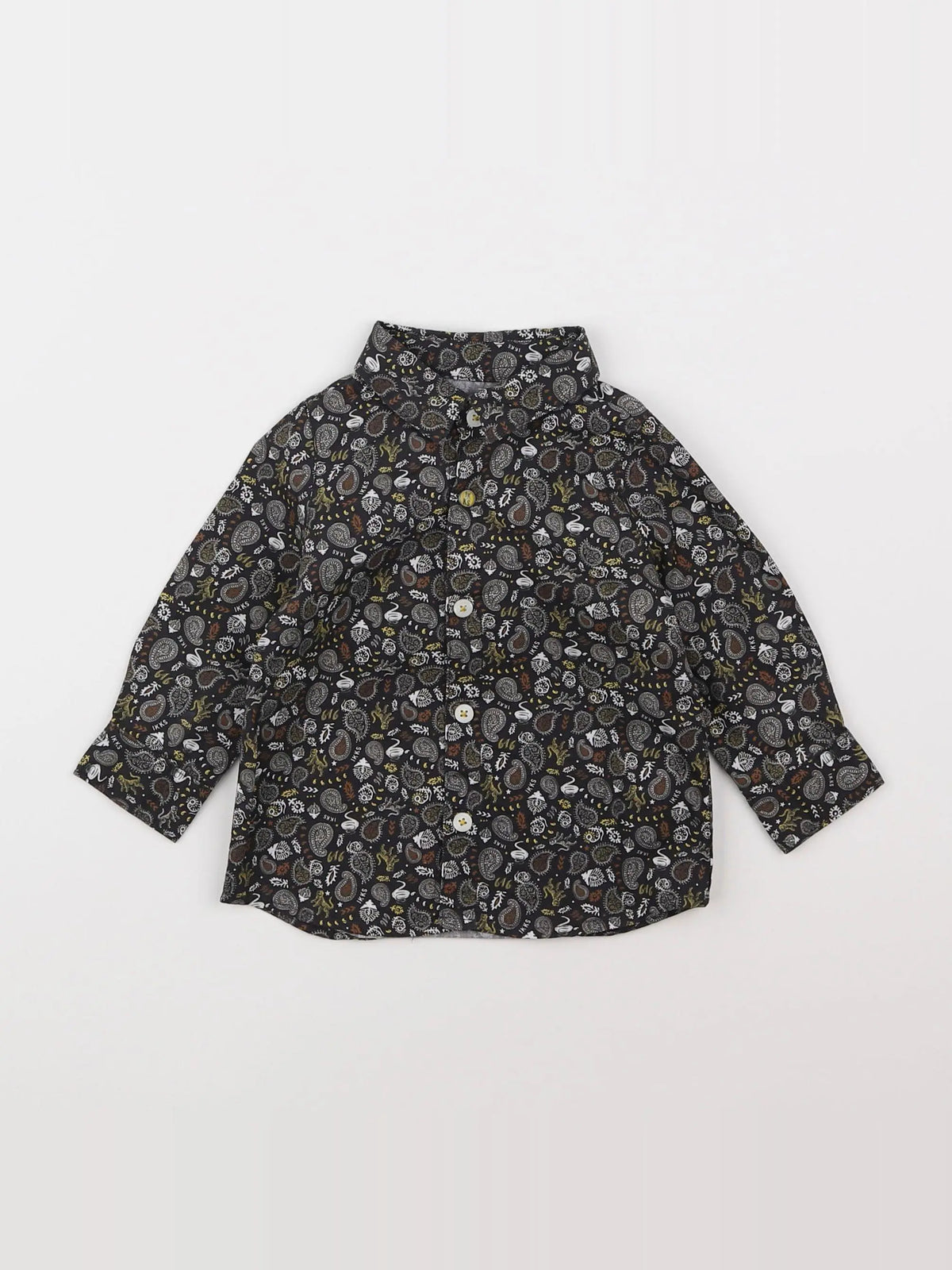 IKKS - chemise marron - 6 mois