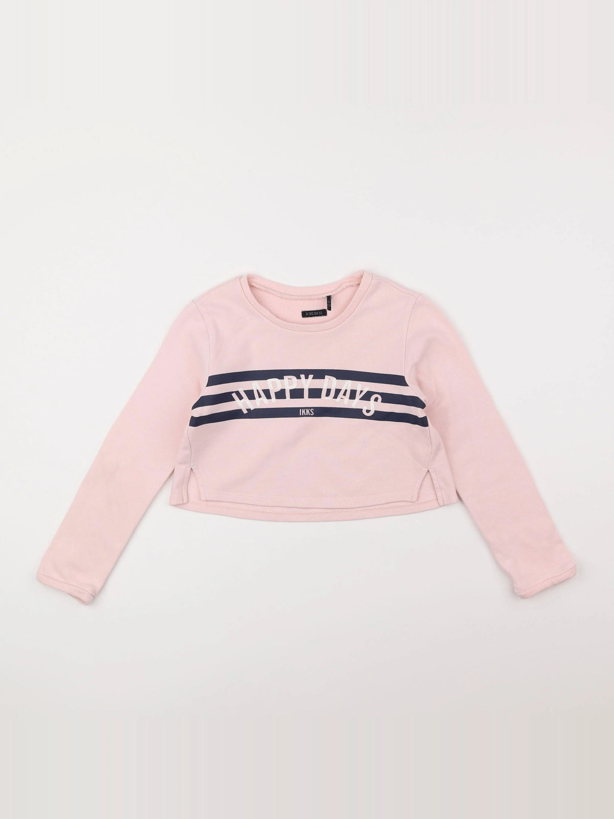 IKKS - sweat rose - 8 ans