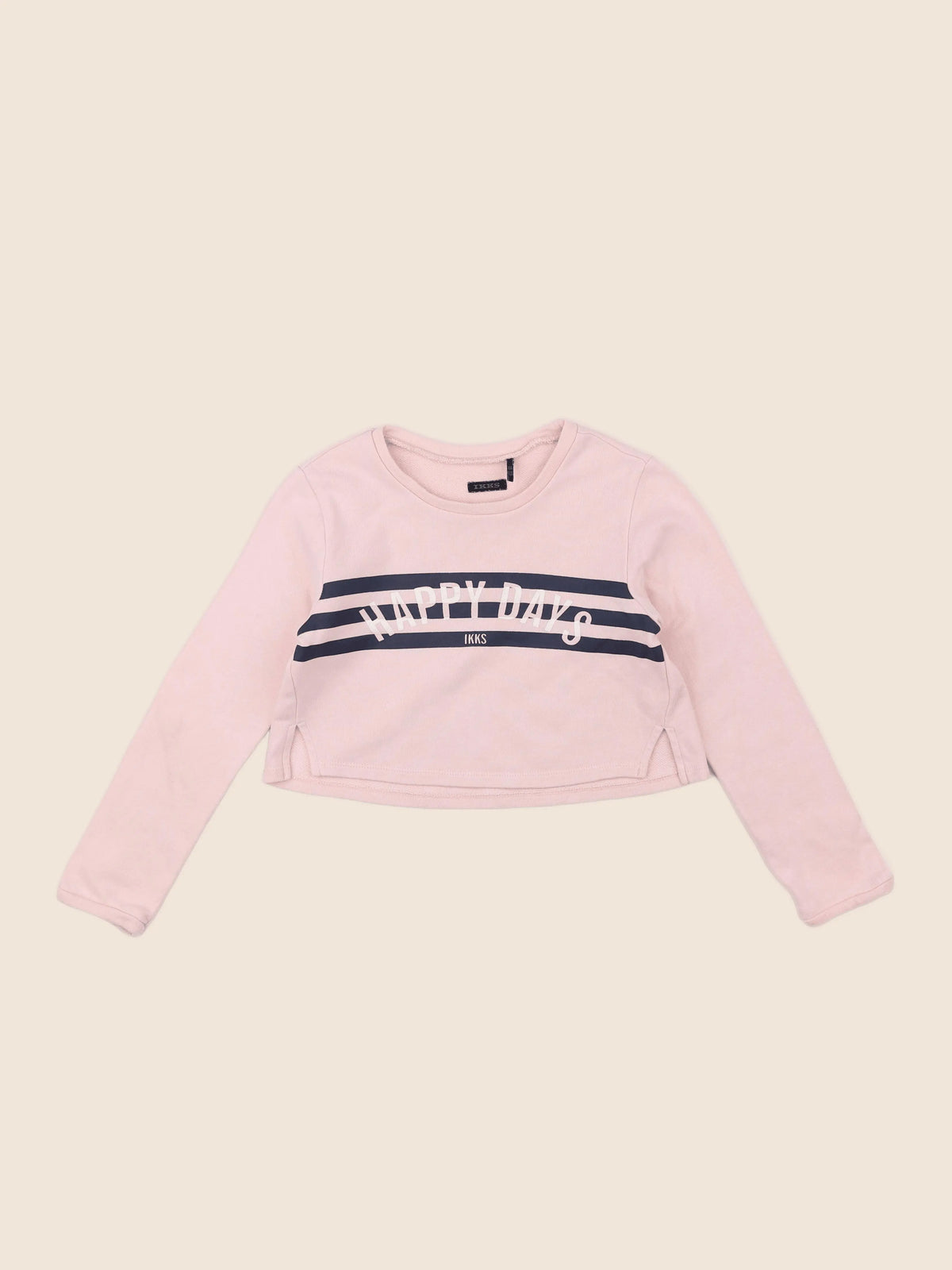 IKKS - sweat rose - 8 ans